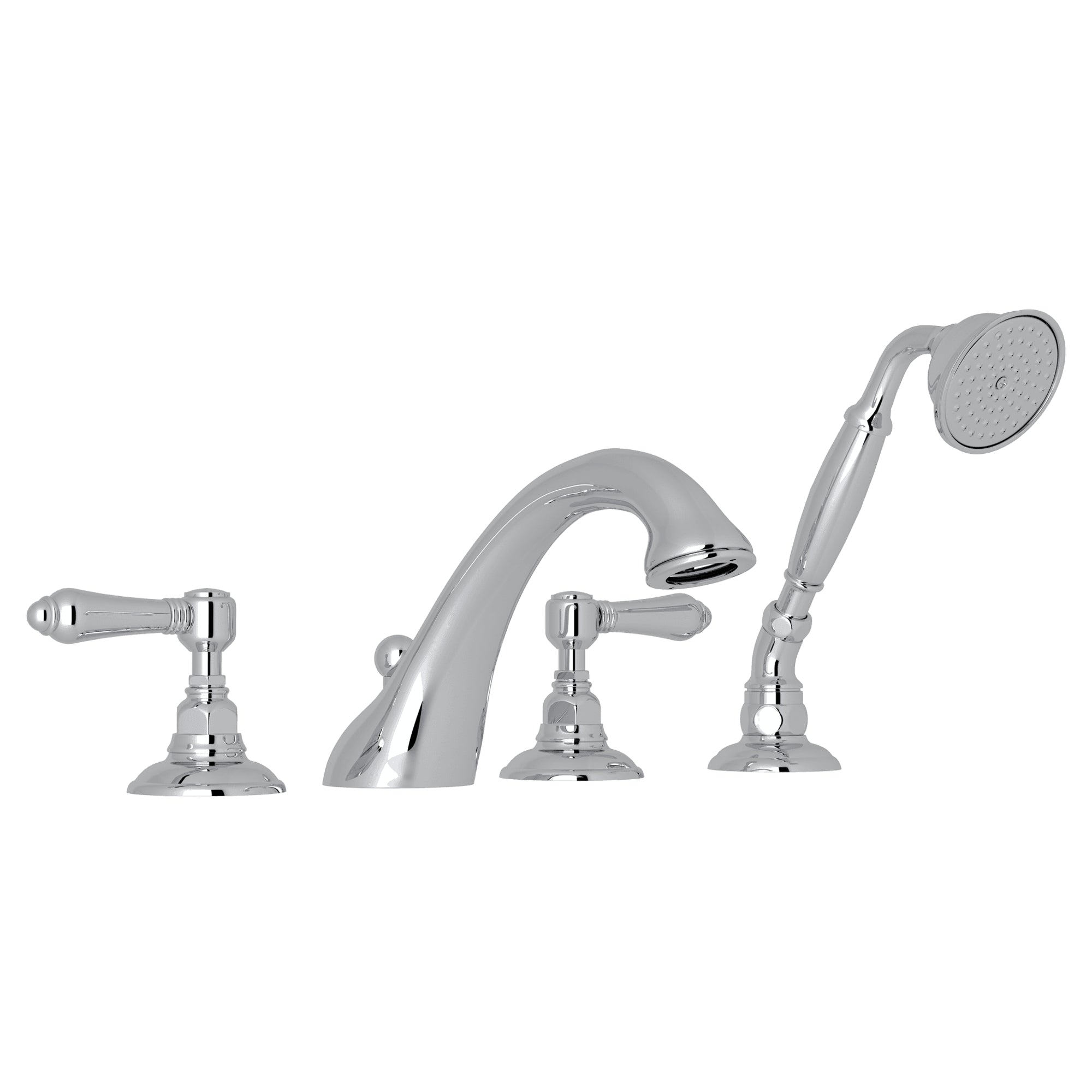 ROHL A1464 Viaggio 4-Hole Deck Mount Tub Filler