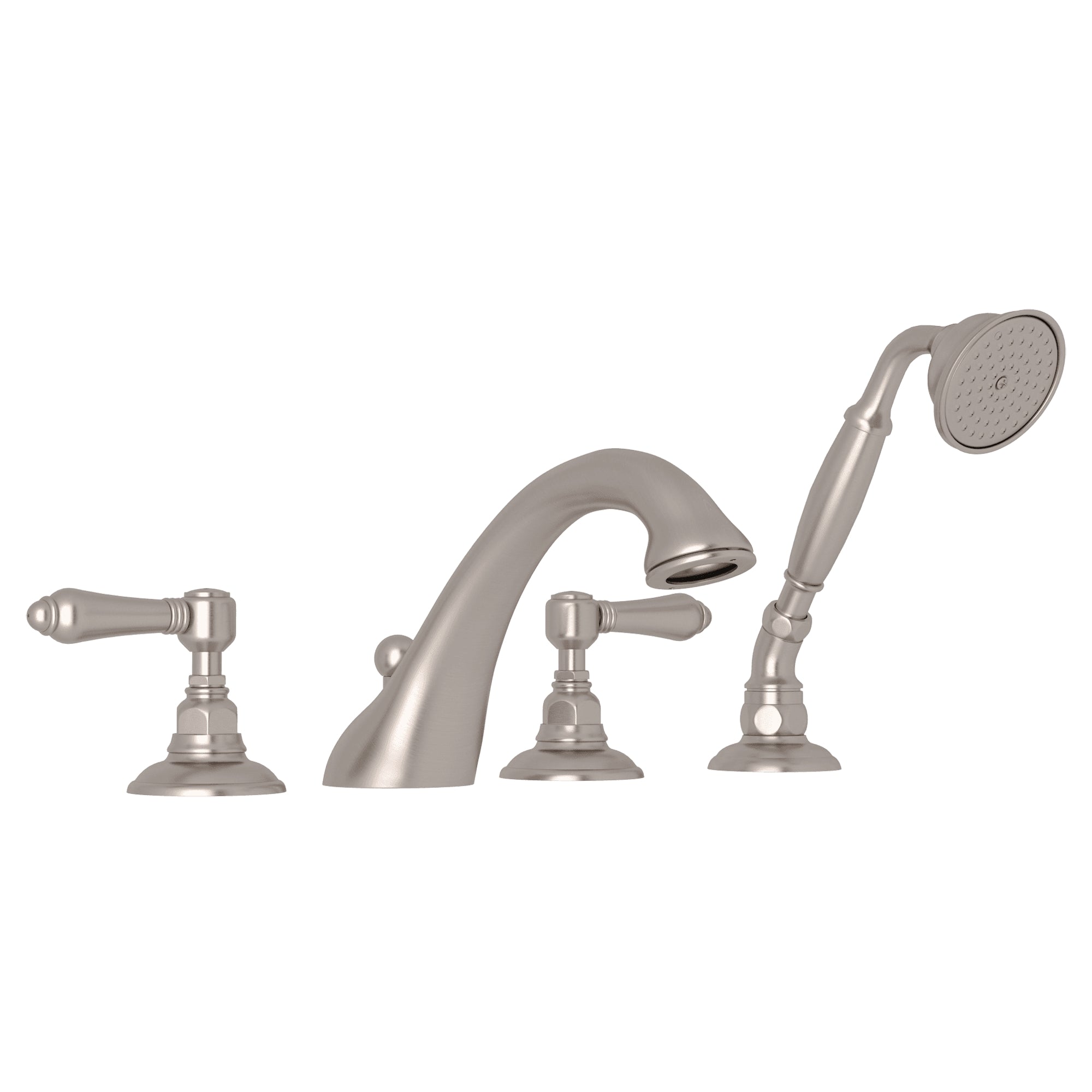 ROHL A1464 Viaggio 4-Hole Deck Mount Tub Filler