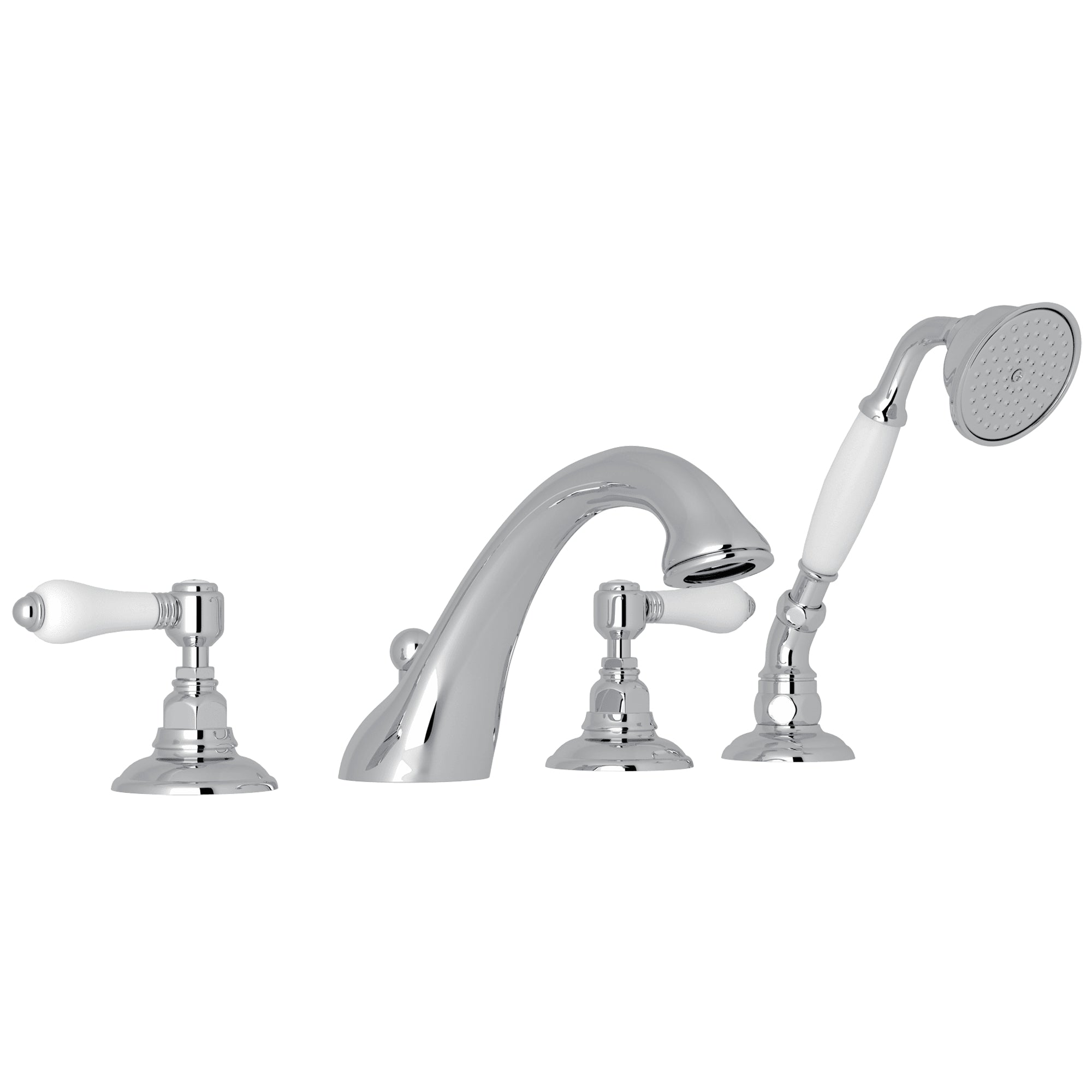 ROHL A1464 Viaggio 4-Hole Deck Mount Tub Filler