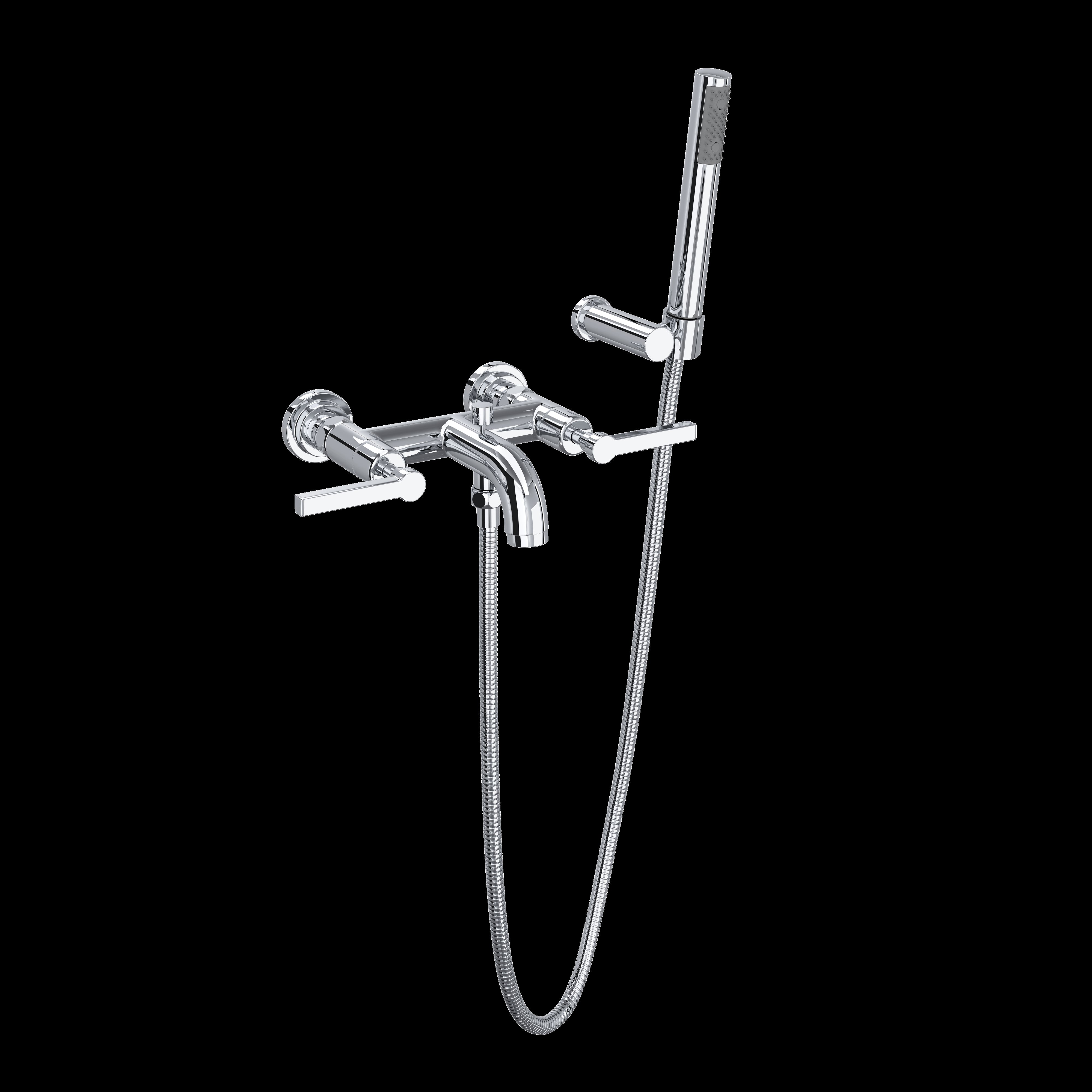 ROHL A2202 Lombardia Exposed Wall Mount Tub Filler