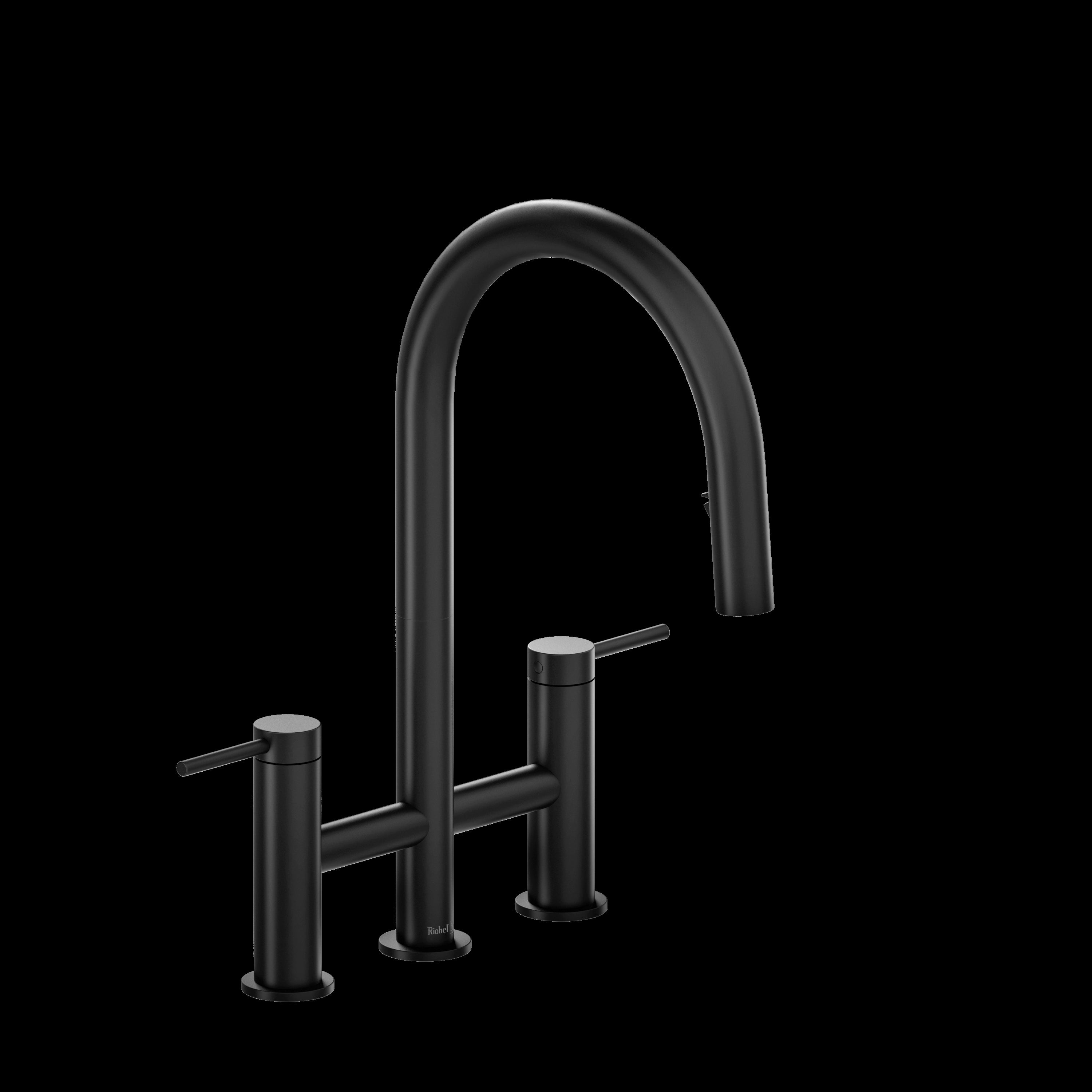 Riobel AZ400 Azure Bridge Pull-Down Kitchen Faucet