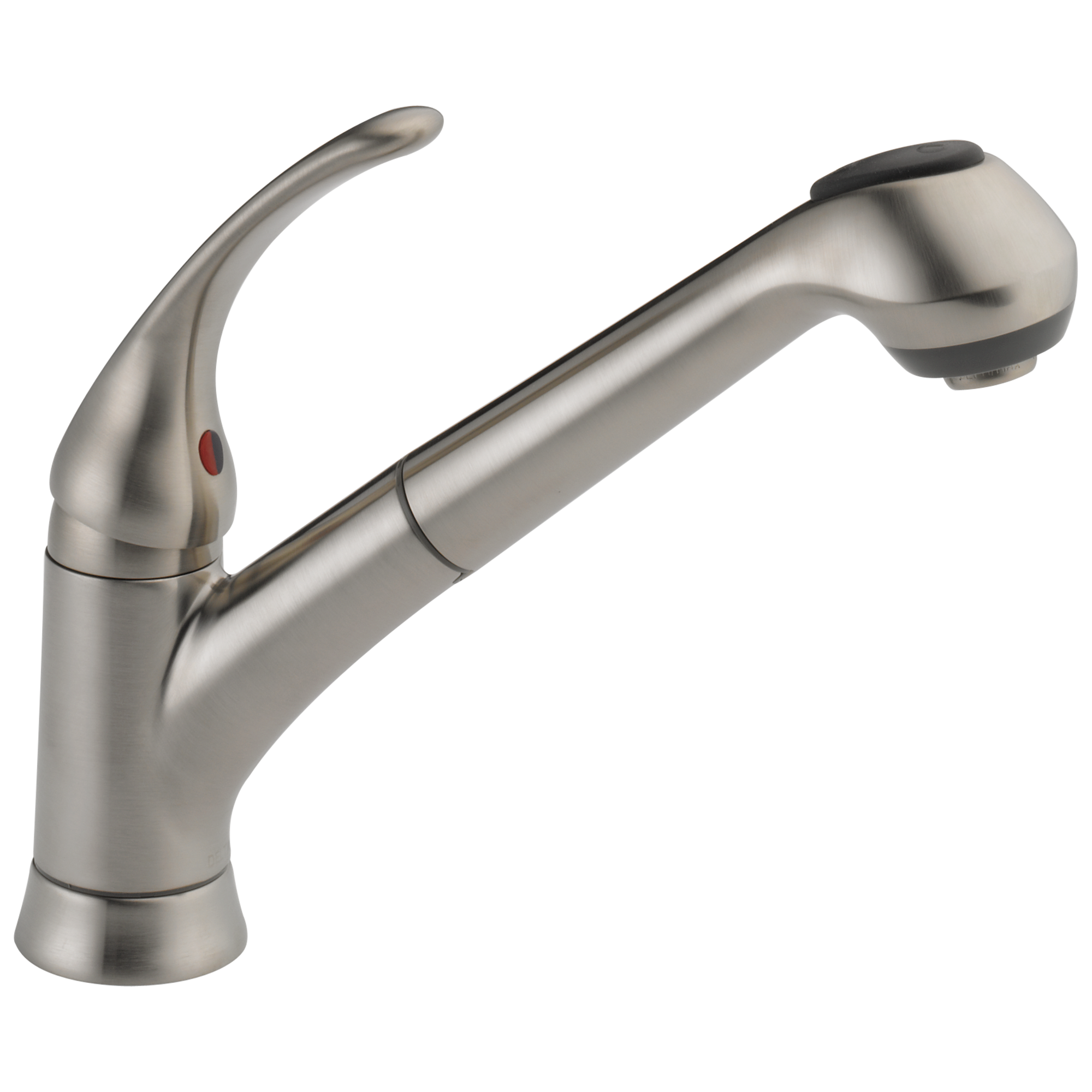 Delta B4310LF Foundations Single Handle Pull-Out Kitchen Faucet