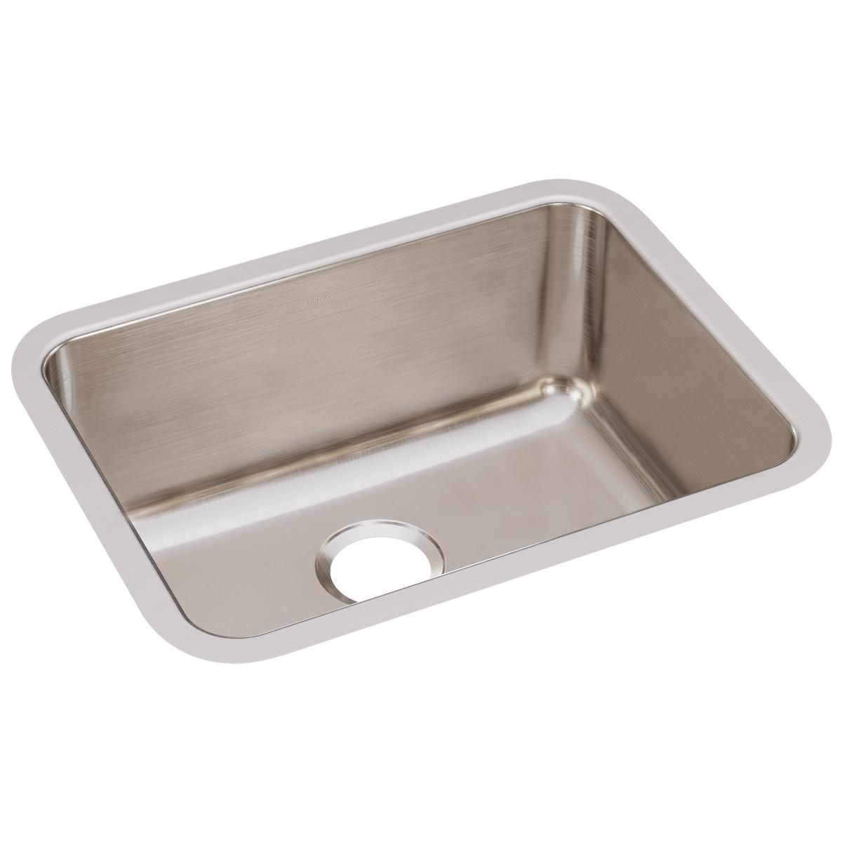 Elkay Lustertone Classic Stainless Steel 23-1/2" x 18-1/4" x 10", Single Bowl Undermount Sink