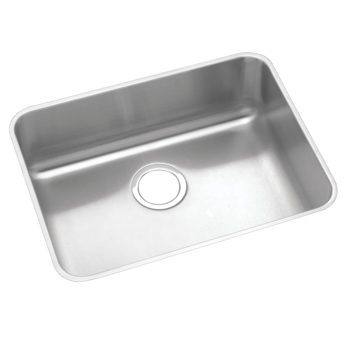 Elkay Lustertone Classic Stainless Steel 23-1/2" x 18-1/4" x 7-1/2", Single Bowl Undermount Sink