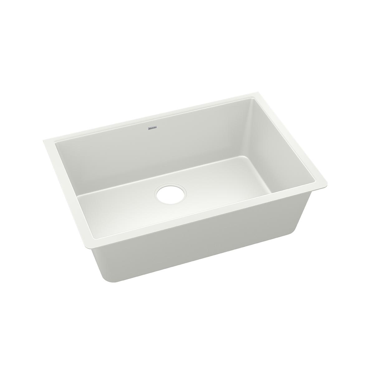 Elkay Quartz Luxe 33" x 18-7/16" x 9-7/16", Single Bowl Undermount Sink, Parchment