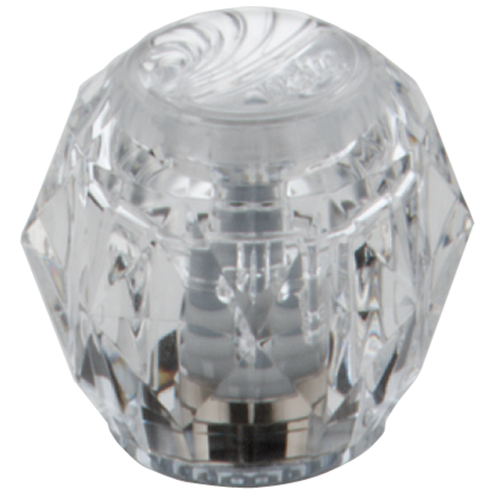 Delta H41 Two Traditional/Classic Clear Knob Handle