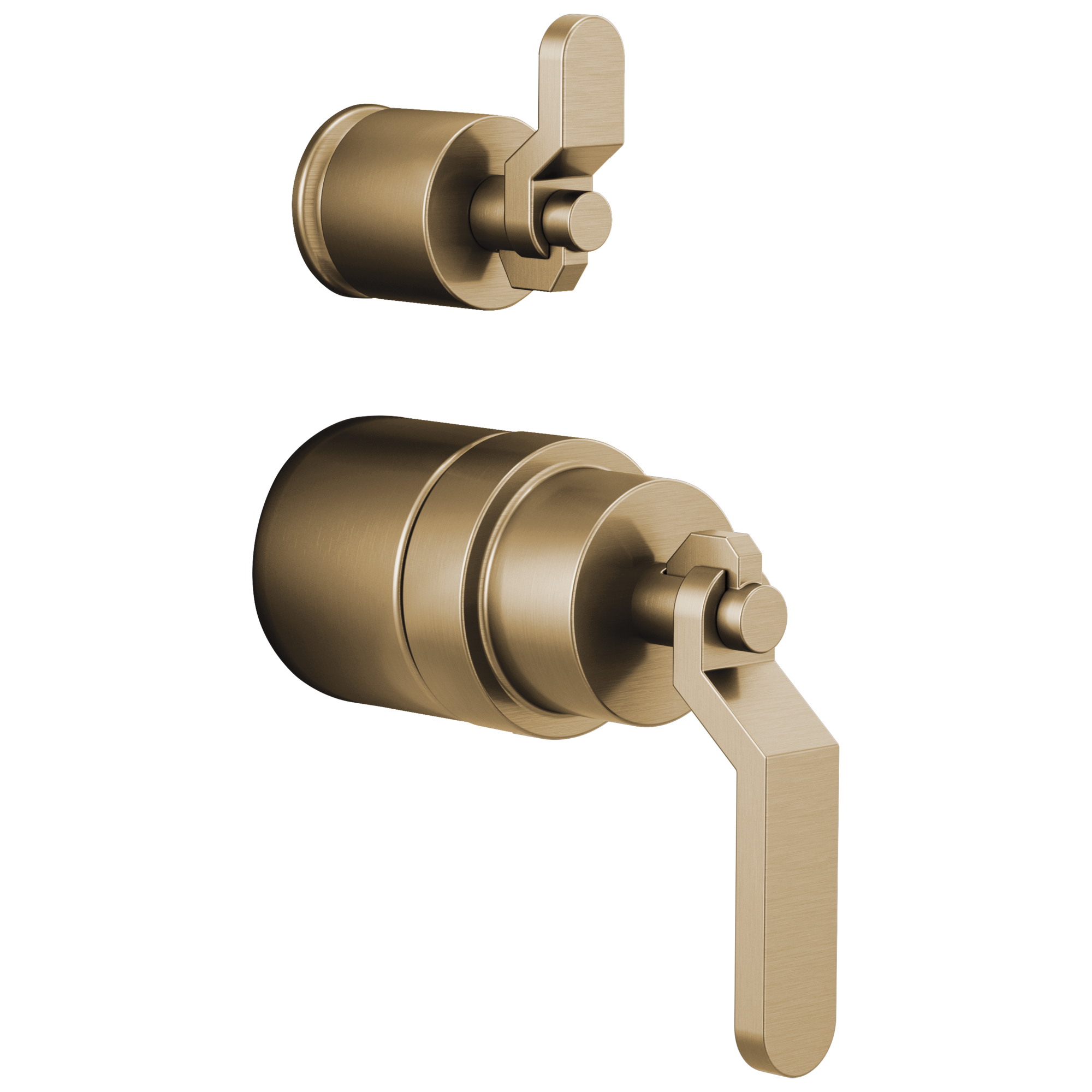 Brizo Litze: Pressure Balance Valve Trim Handle Kit - Industrial Lever