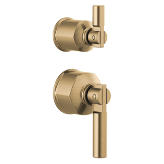 Brizo Invari: Pressure Balance Valve with Diverter Trim Handle Kit - Lever