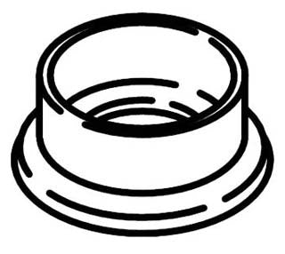 KOHLER K-1009882 Gasket, Molded