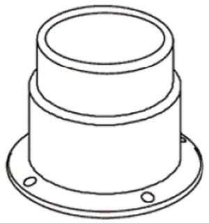 KOHLER K-75773-BN Escutcheon, Transfer Vlv