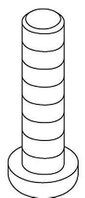 KOHLER K-831587 Screw, M6-1Mm X 25Mm, Pan Head