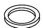 KOHLER K-20504 Gasket, 1 X 1 1/8