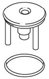 KOHLER K-20650-CP Stopper Assy