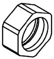 KOHLER K-40748-CP Supply Coupling Nut