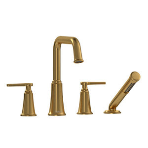 Rohl MMSQ12JPNBK Tub Filler And Hand Shower