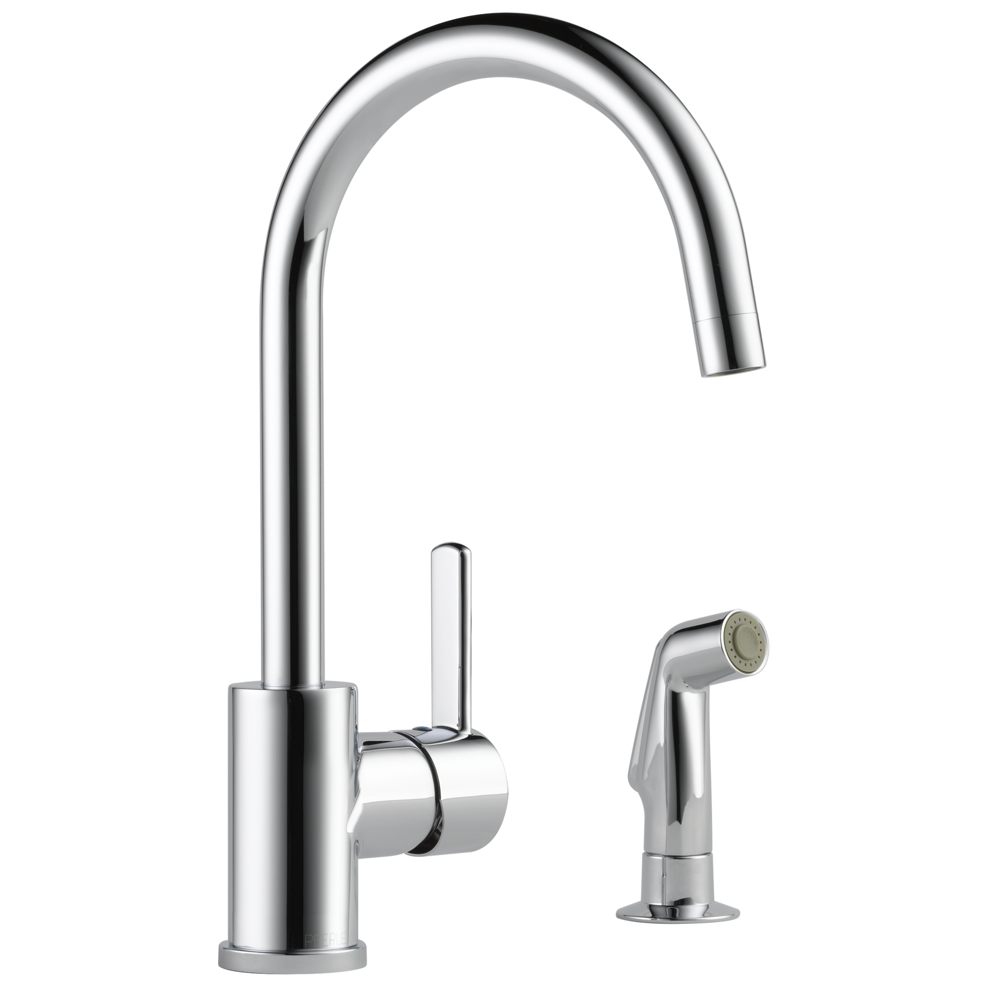 Delta P199152LF Precept Single Handle Kitchen Faucet with Spray