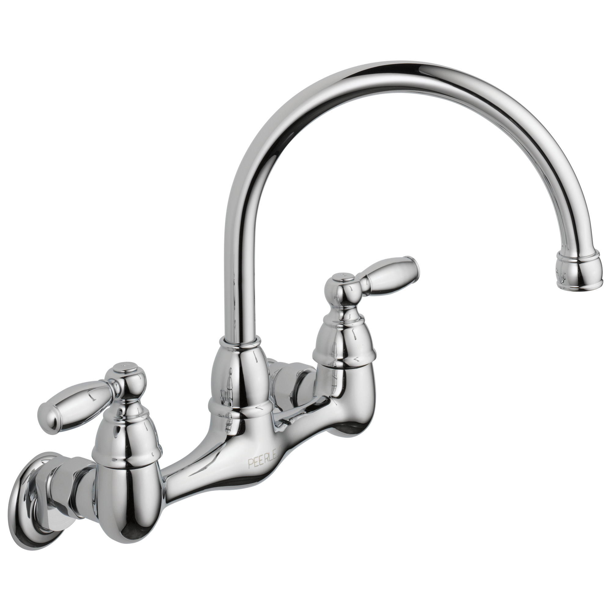 Delta P299305LF Claymore Two Handle Wall Mounted Kitchen Faucet