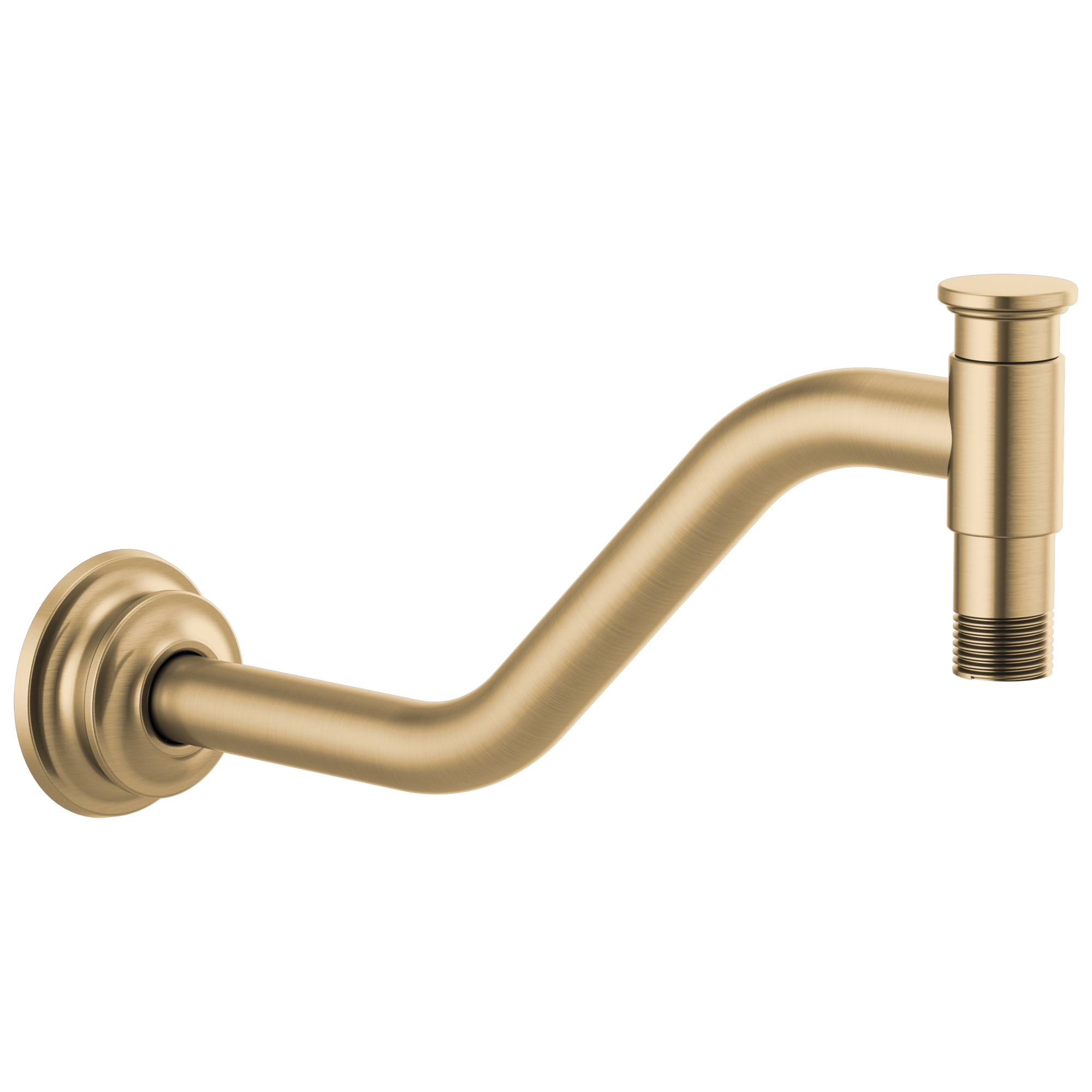 Brizo Invari: 11" Angled Shower Arm And Flange