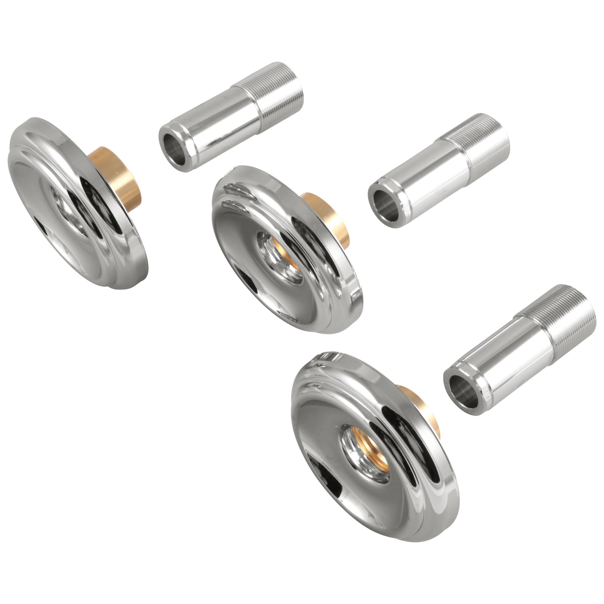 Delta RP18312 Escutcheons and Sleeves - 3H Tub and Shower