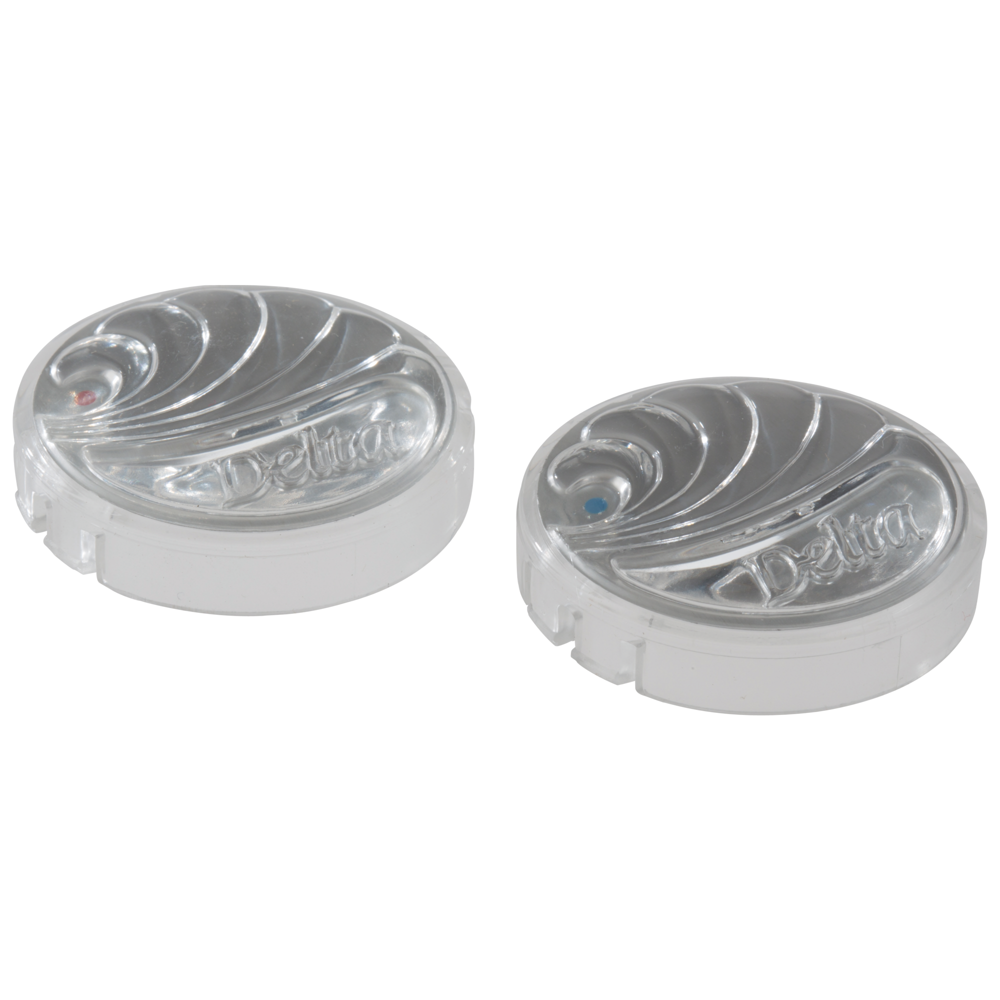 Delta RP18373 Button Set - Hot/Cold Clear