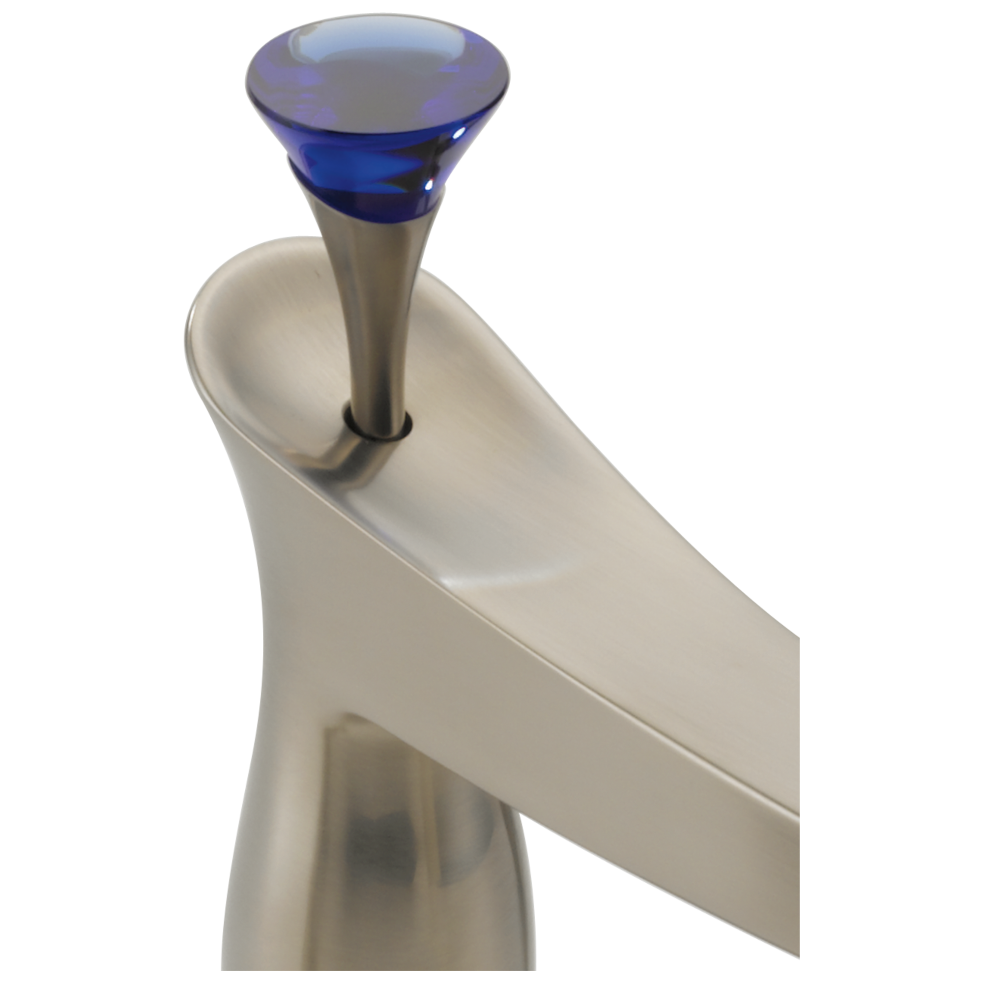 Brizo RSVP: Blue Glass Finial - Roman Tub