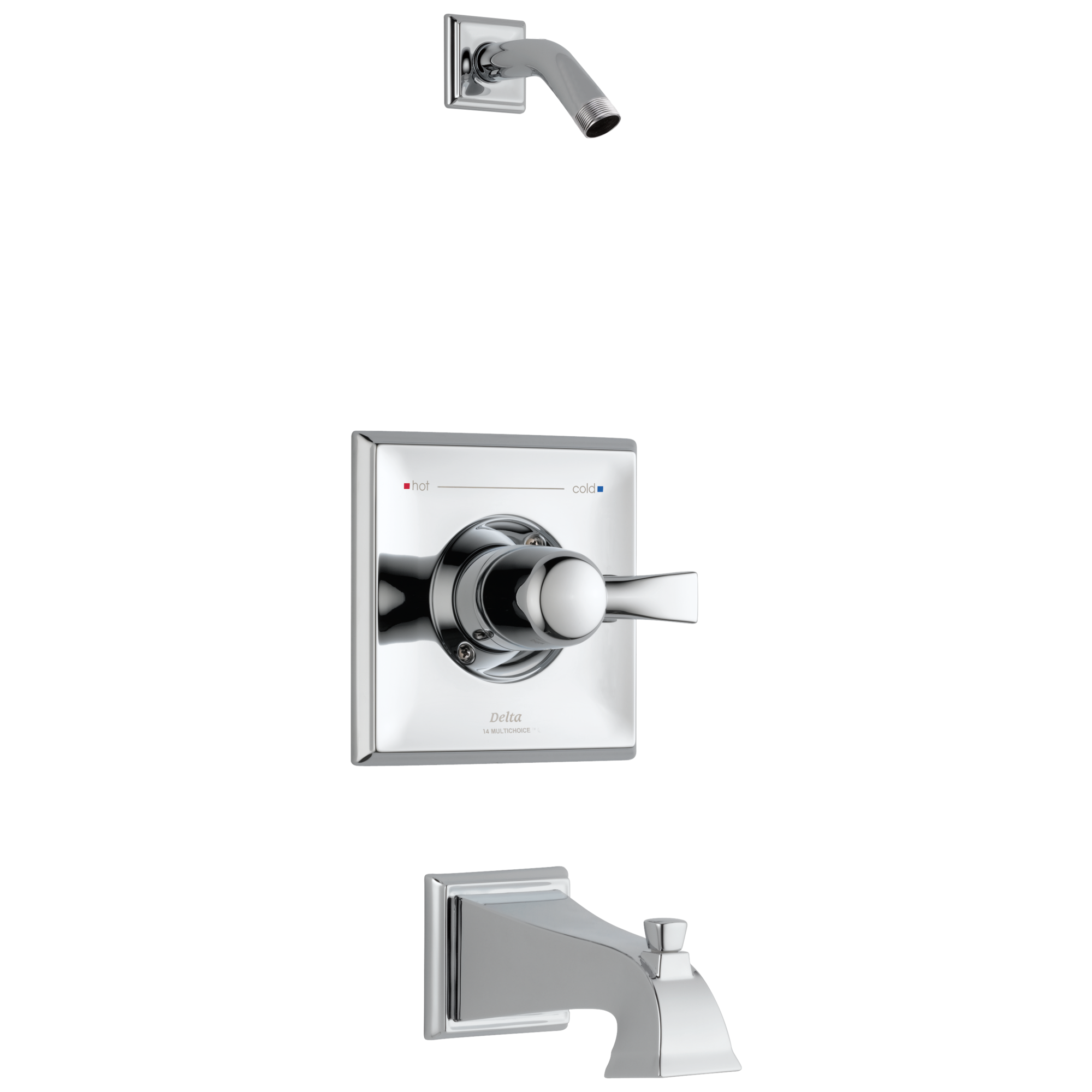 Delta T14451-LHD Dryden Monitor 14 Series Tub and Shower Trim - Less Head