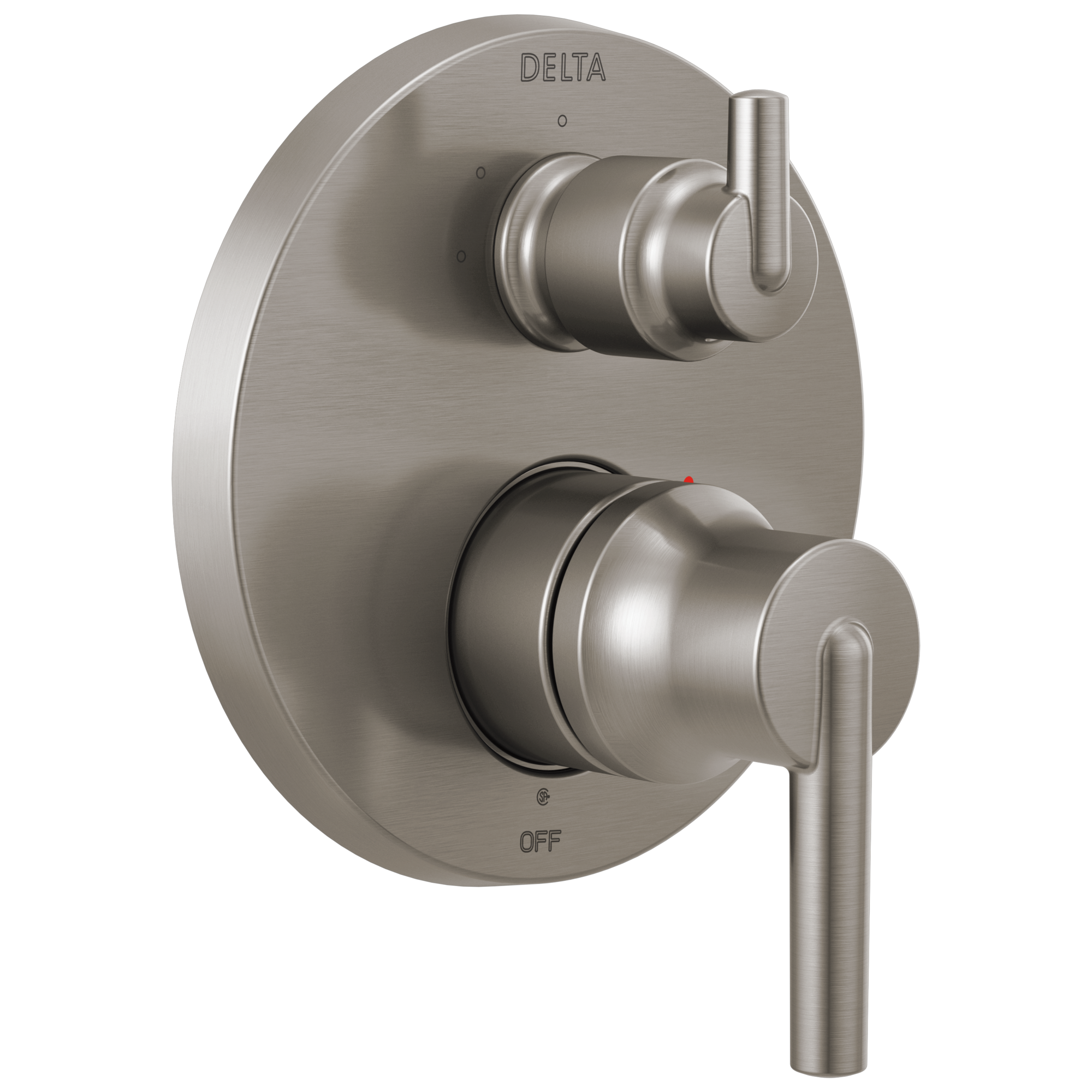 Delta T24859 Trinsic Contemporary Two Handle Monitor 14 Series Valve Trim with 3-Setting Integrated Diverter