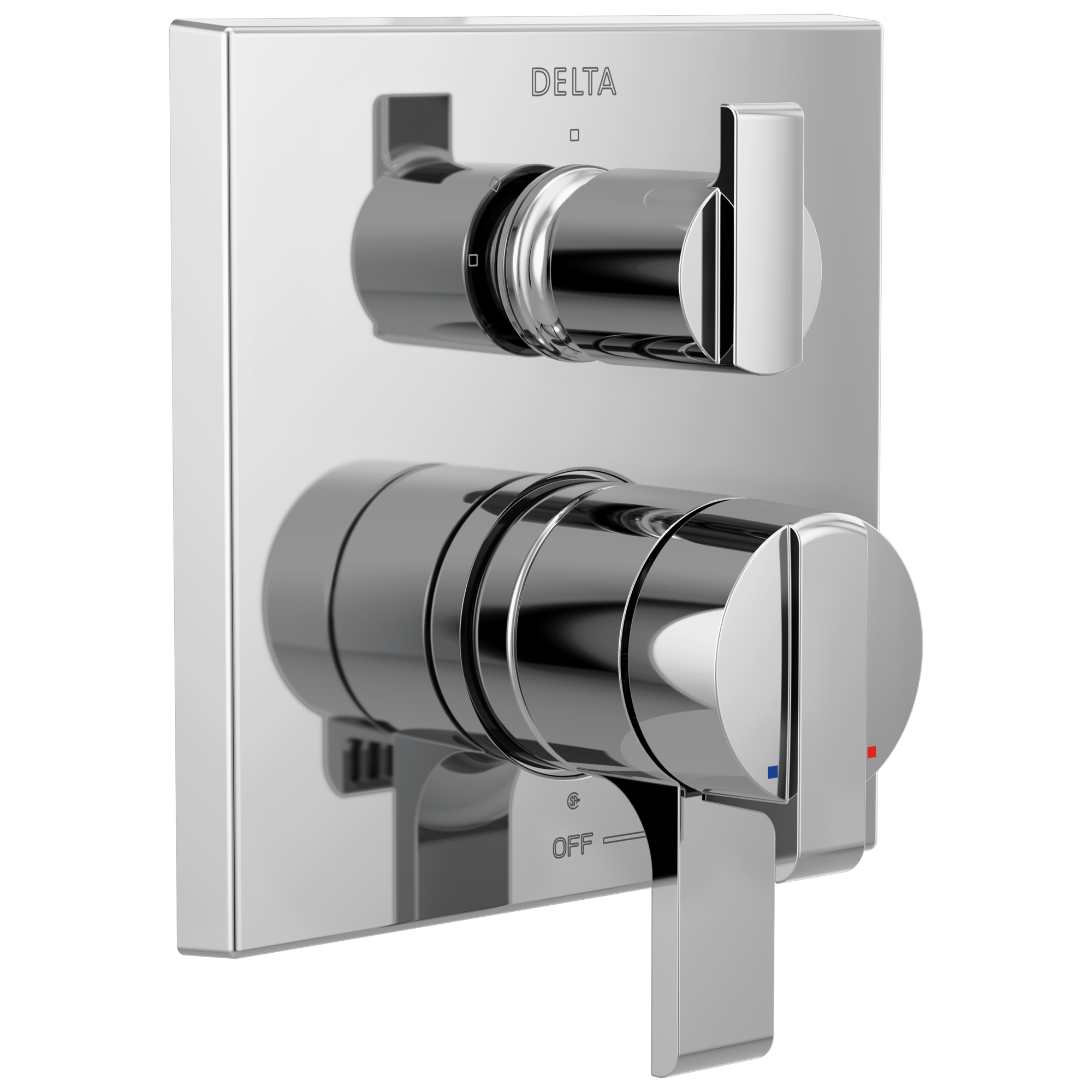 Delta T27867 Ara Angular Modern Monitor 17 Series Valve Trim with 3-Setting Integrated Diverter