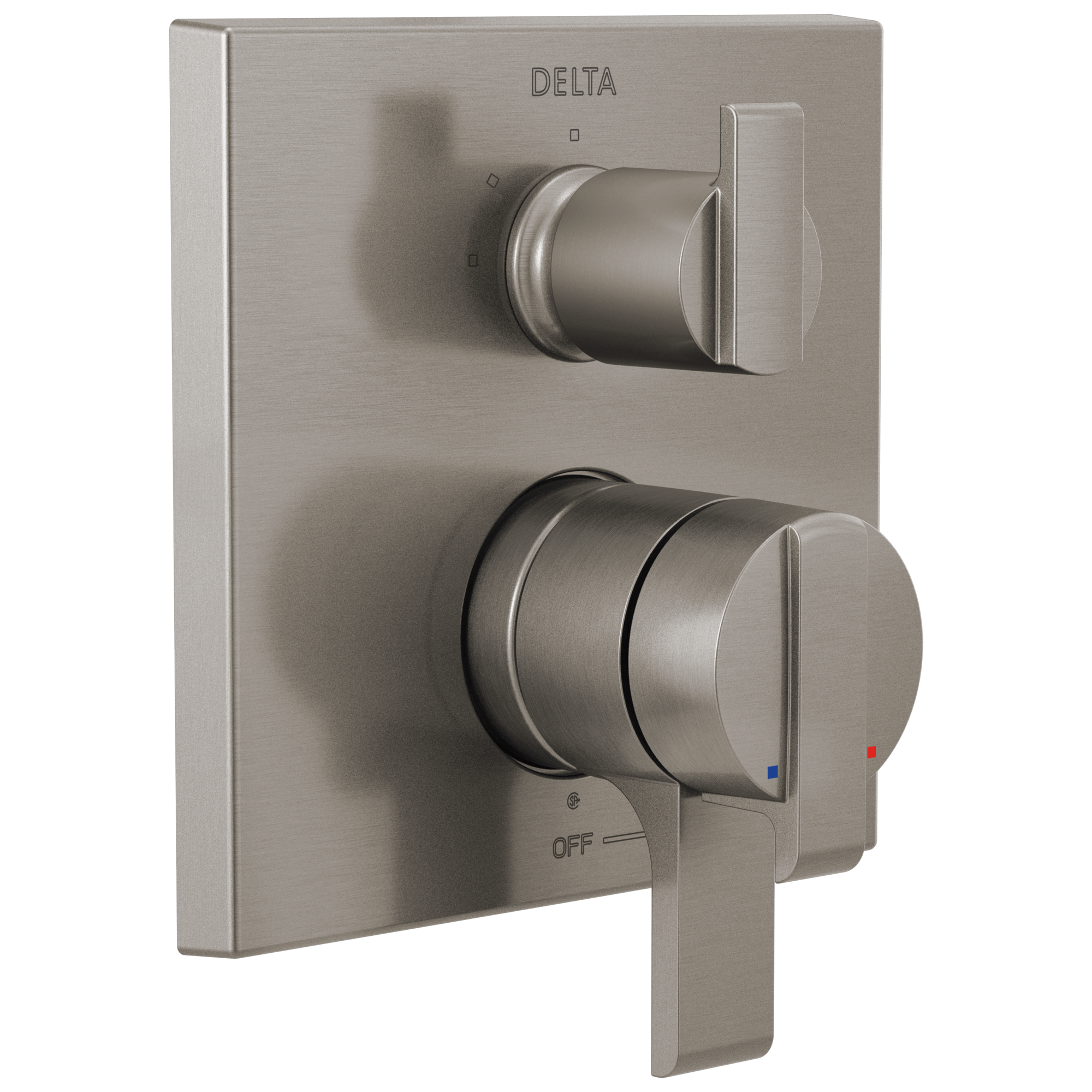 Delta T27867 Ara Angular Modern Monitor 17 Series Valve Trim with 3-Setting Integrated Diverter