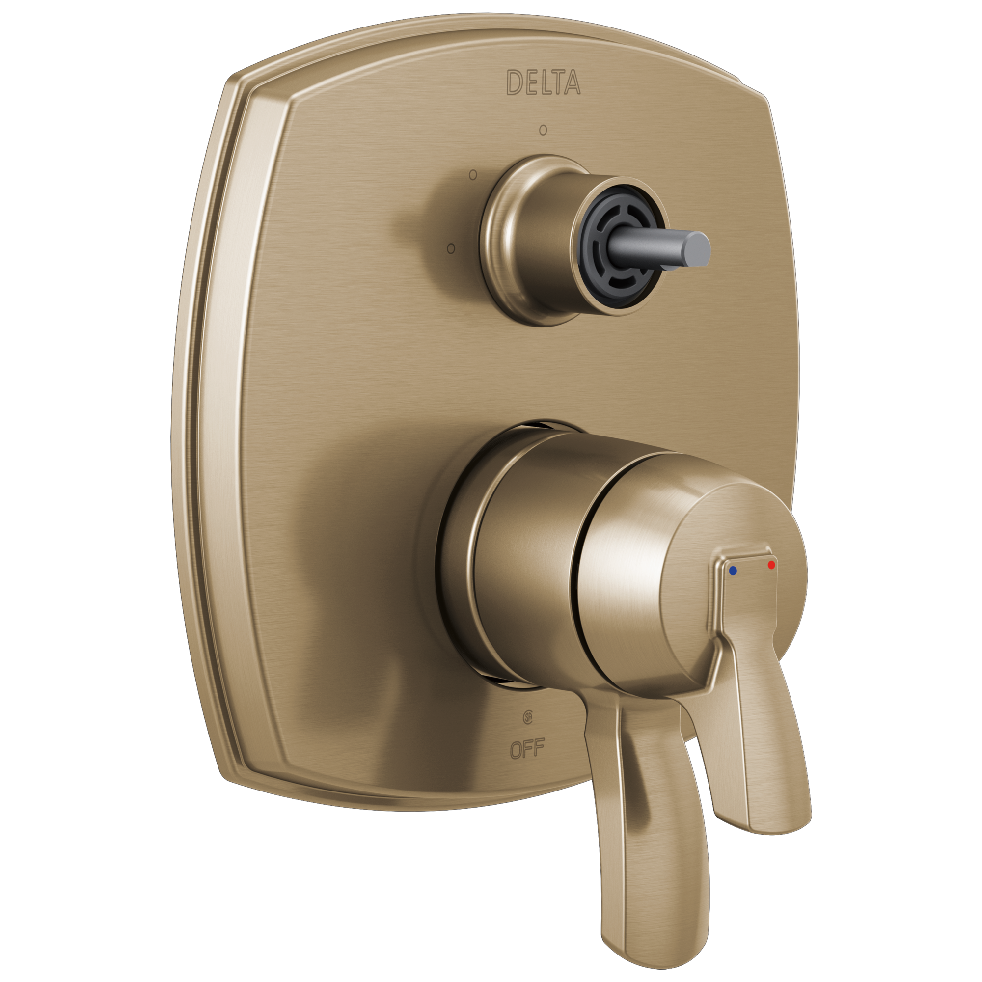 Delta T27876-LHP Stryke 17 Series Integrated Diverter Trim with Three Function Diverter Less Diverter Handle