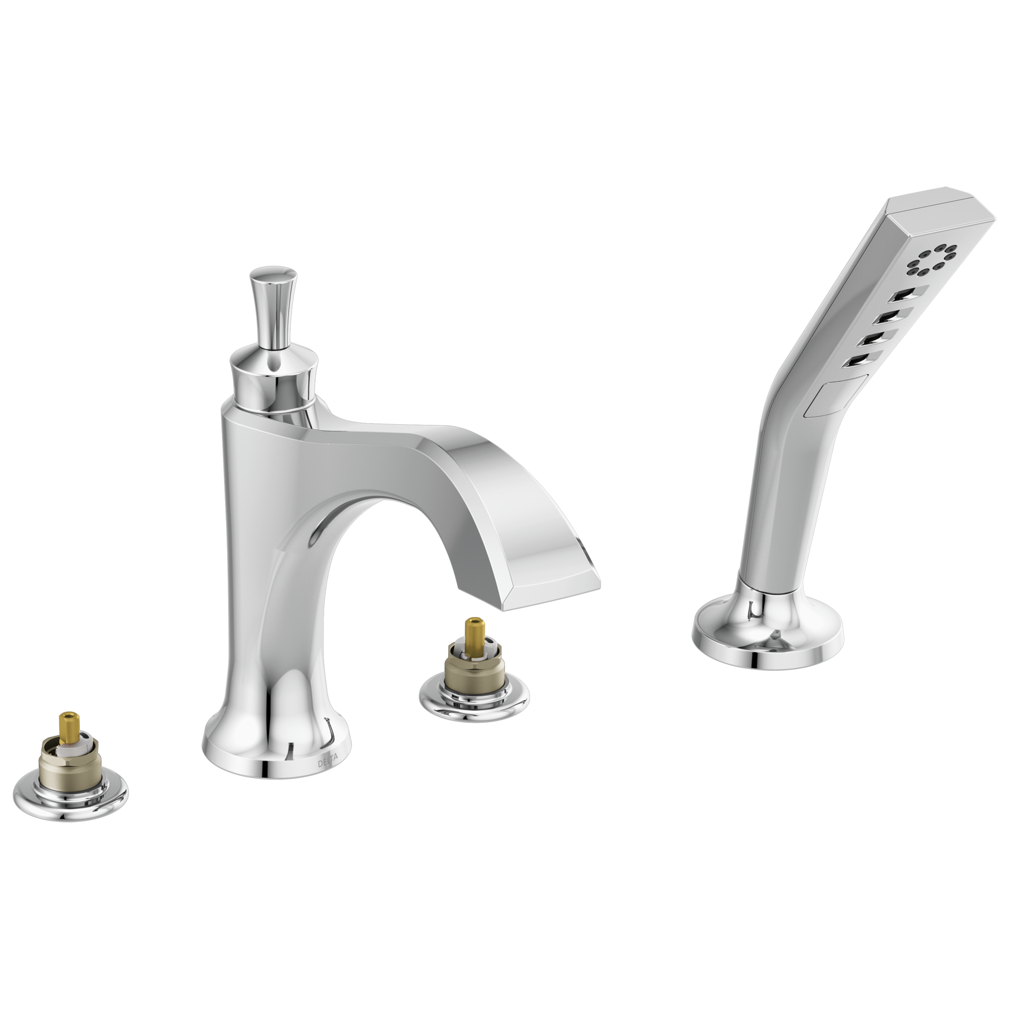 Delta T4756-LHP Roman Tub Faucet And Hand Shower