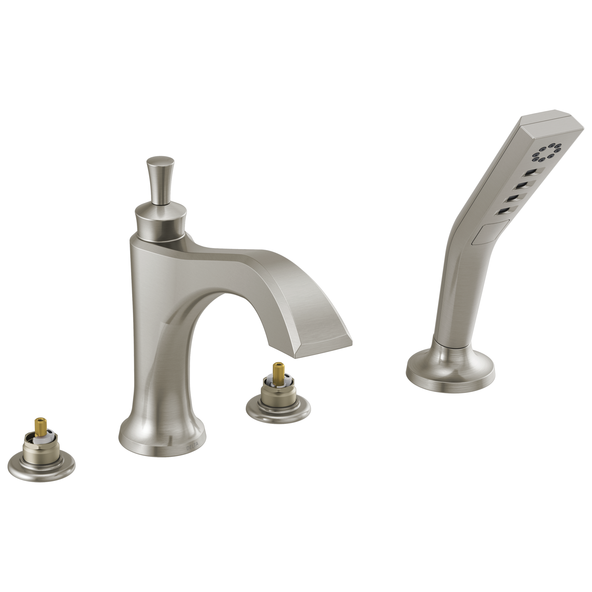 Delta T4756-SSLHP Roman Tub Faucet And Hand Shower