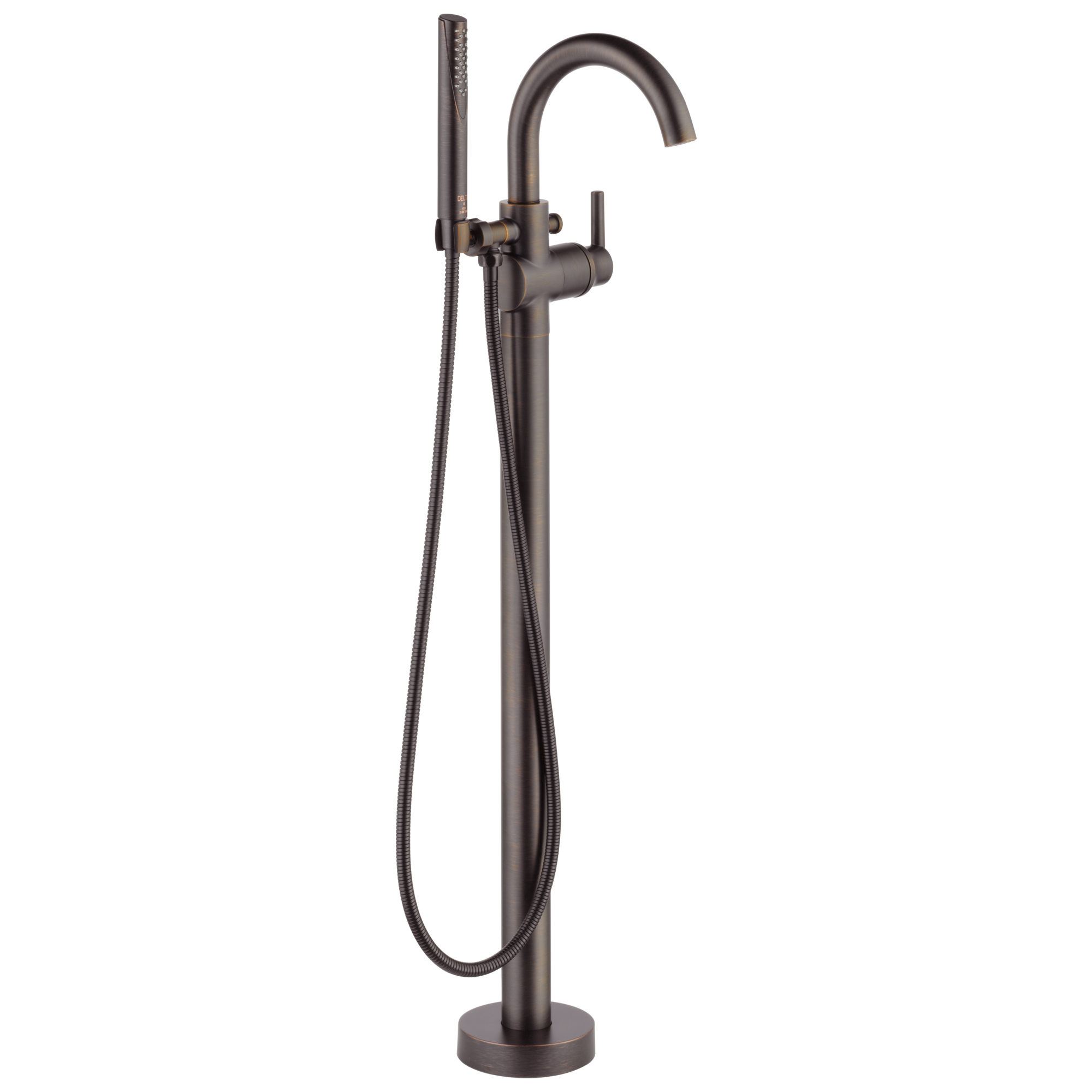 Delta T4759-FL Trinsic Contemporary Floor Mount Tub Filler Trim