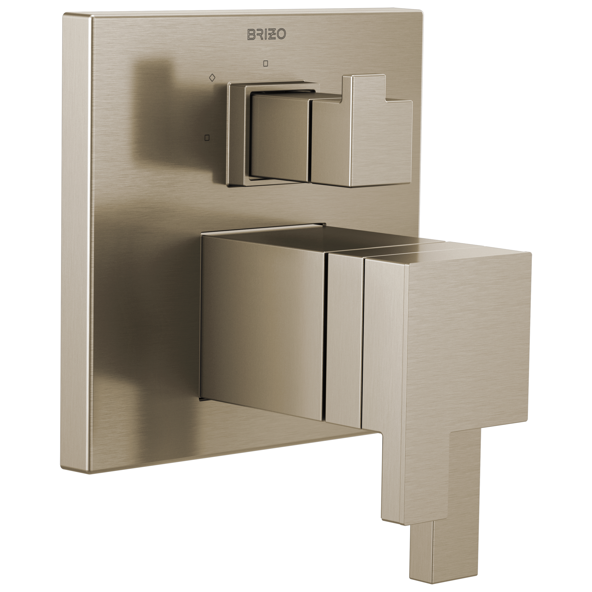 Brizo Siderna: TempAssure Thermostatic Valve with Integrated 3-Function Diverter Trim