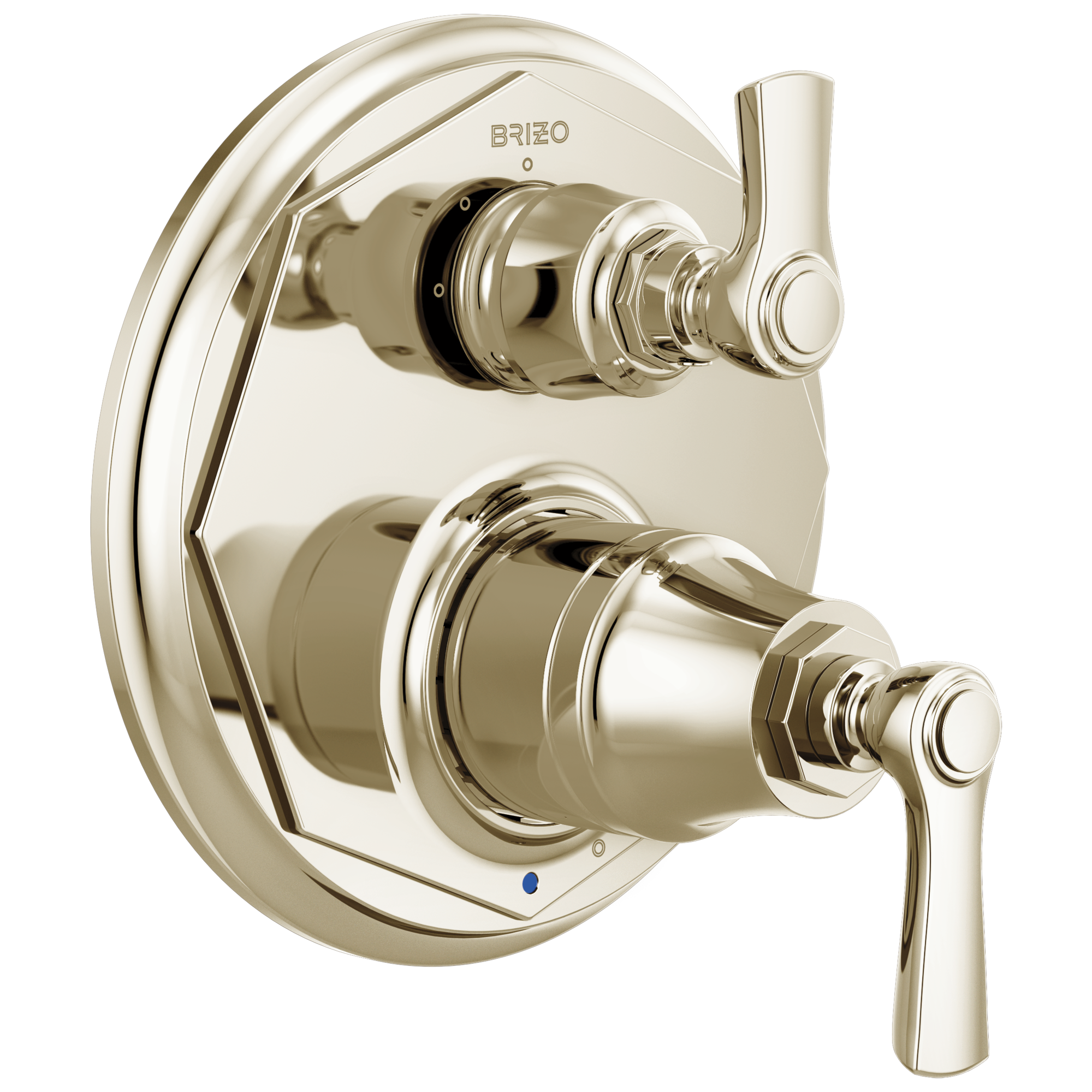 Brizo Rook: Pressure Balance Valve with Integrated 3-Function Diverter Trim