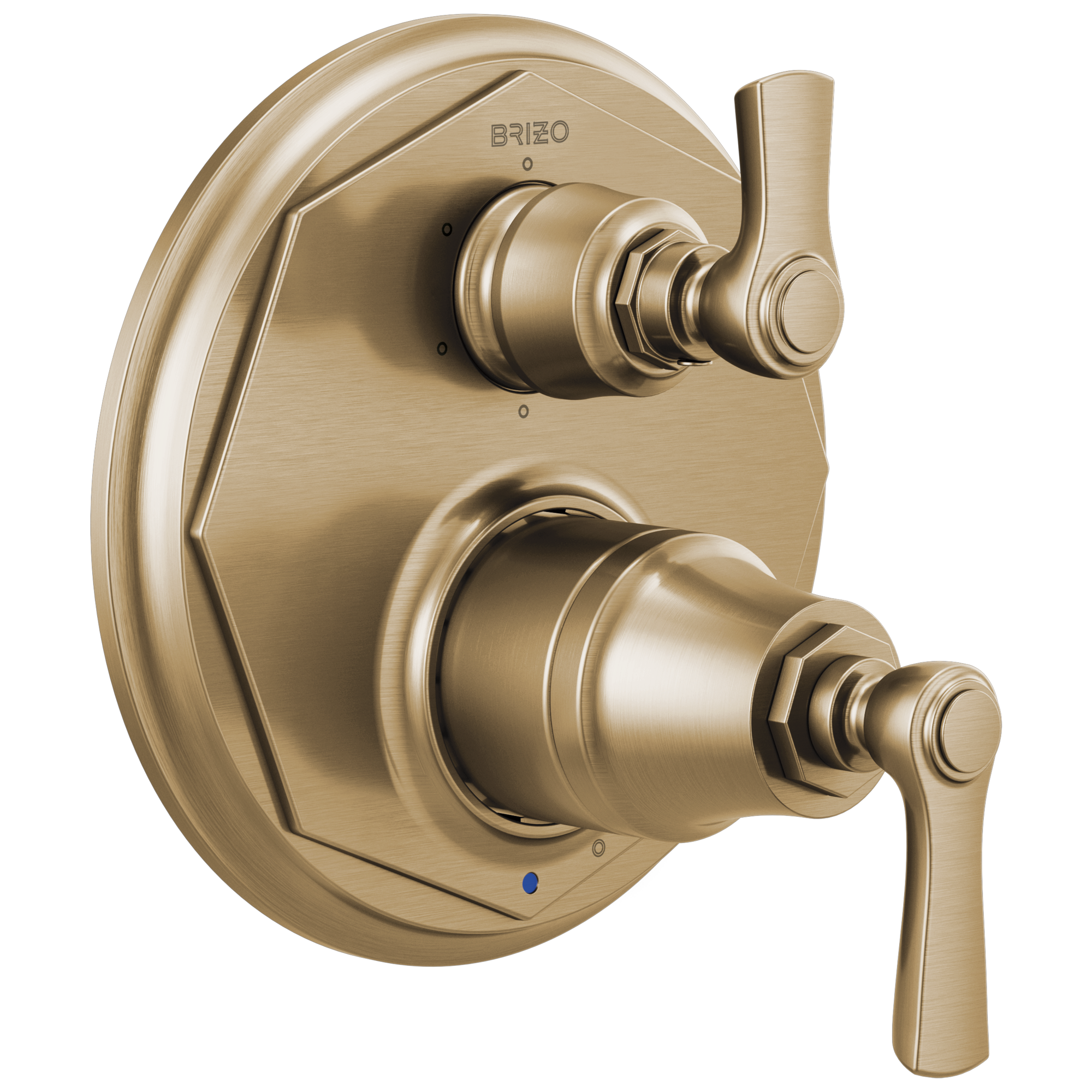 Brizo Rook: Pressure Balance Valve with Integrated 6-Function Diverter Trim