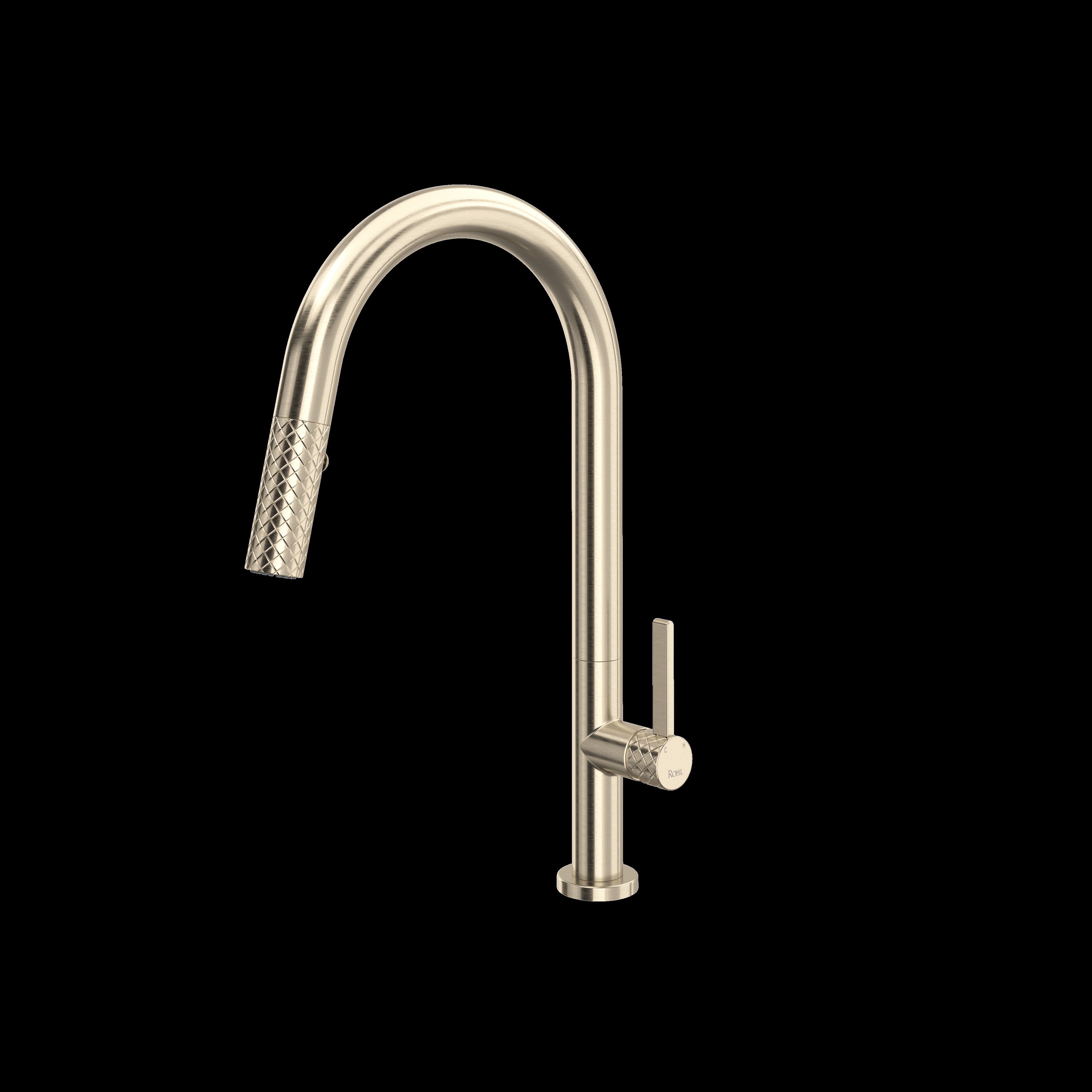 ROHL TE55D1 Tenerife Pull-Down Kitchen Faucet with C-Spout
