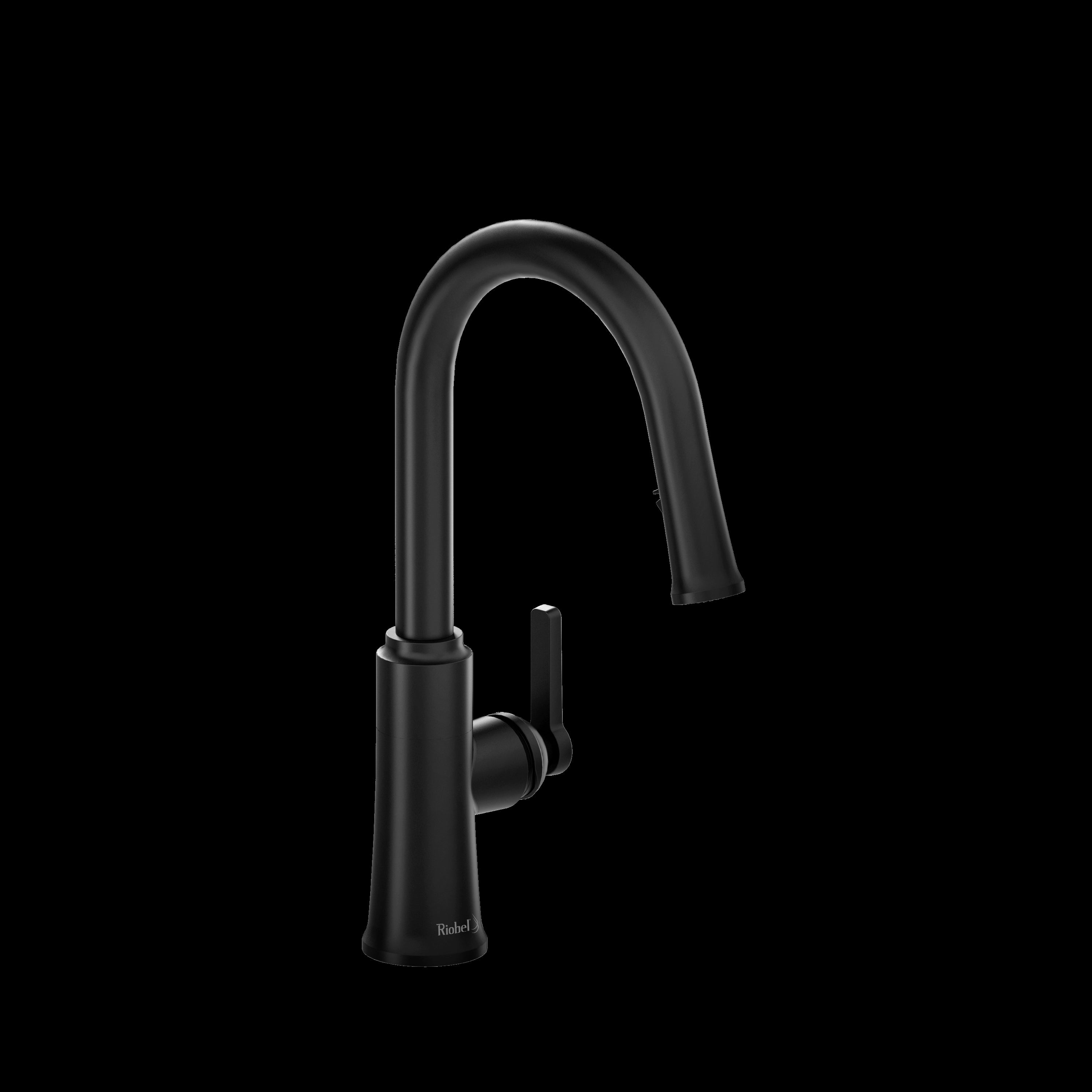 Riobel TTRD101 Trattoria Pull-Down Kitchen Faucet With C-Spout