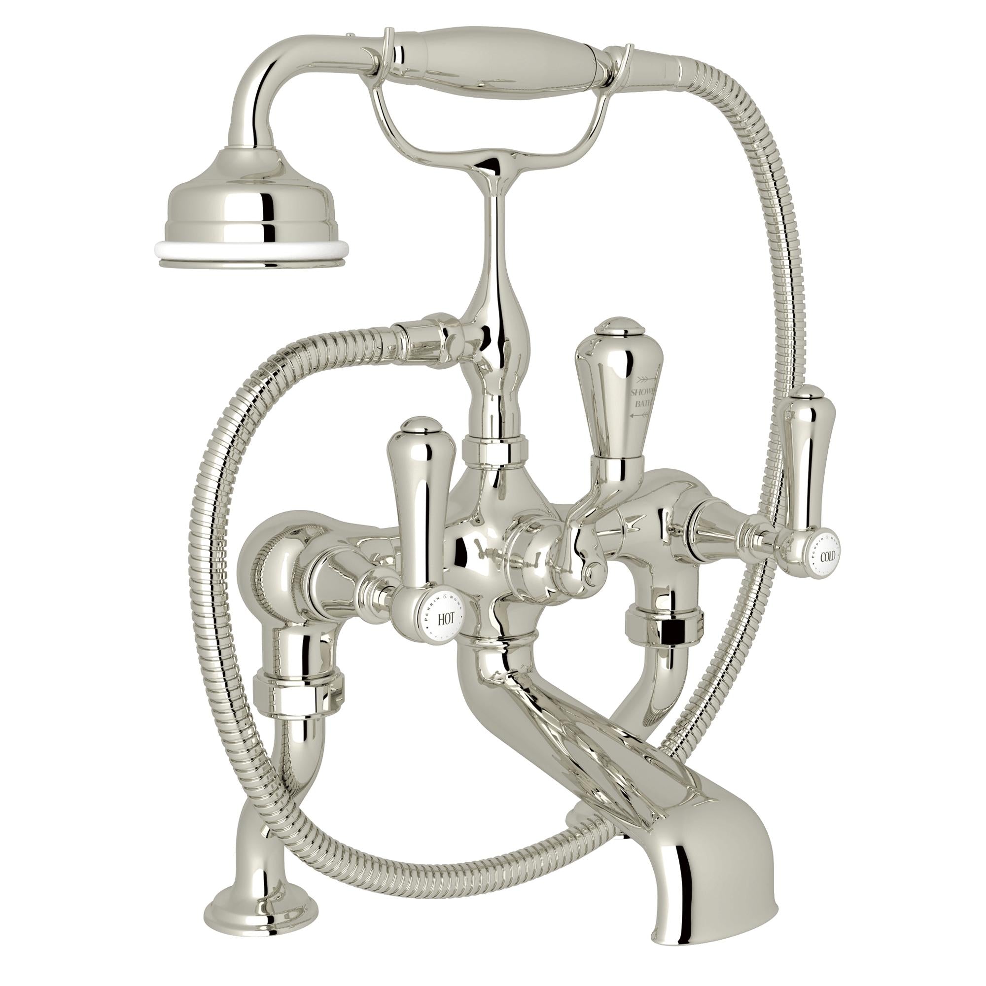 Perrin & Rowe U.3000 Georgian Era Exposed Deck Mount Tub Filler