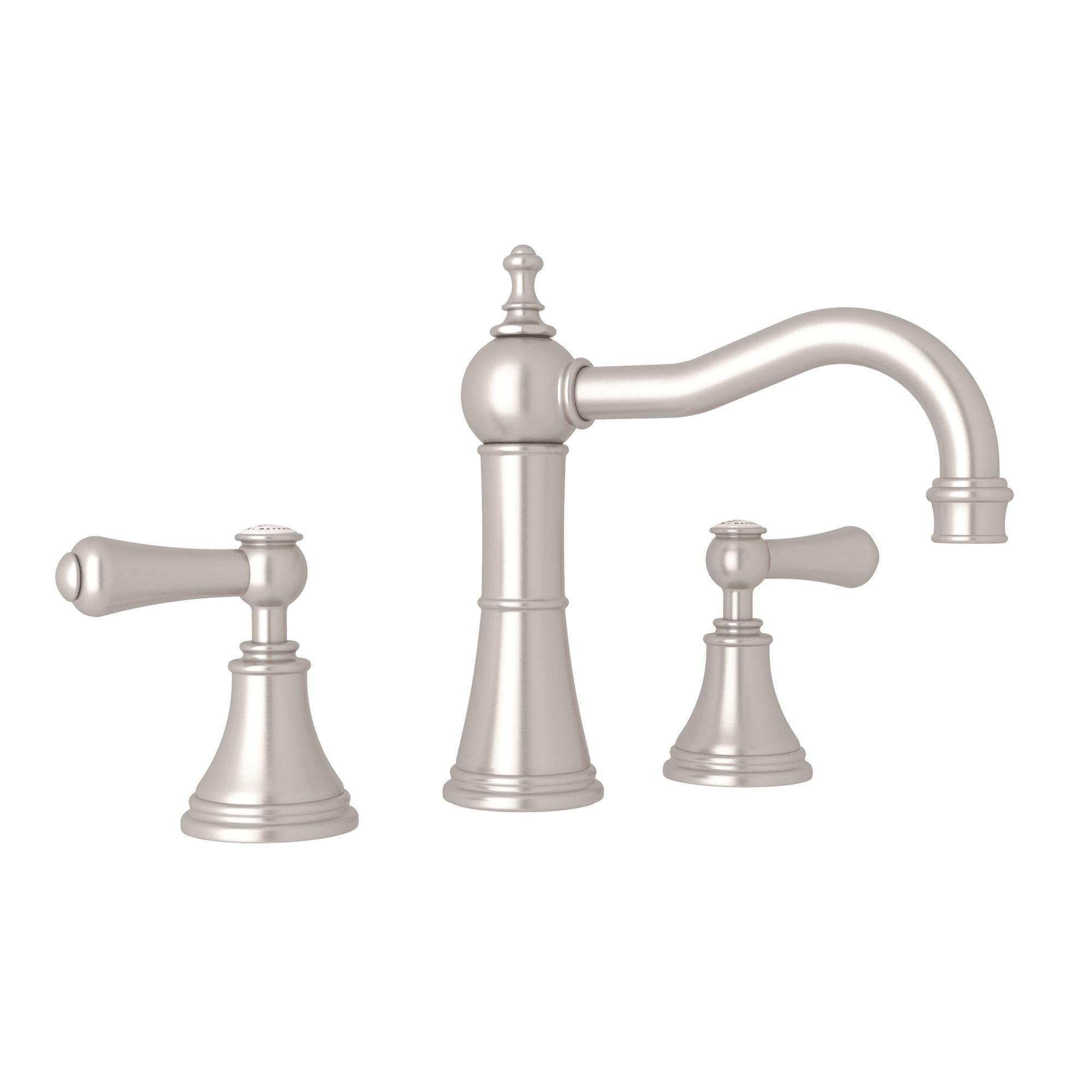 Perrin & Rowe U.3723 Georgian Era Widespread Lavatory Faucet With Column Spout