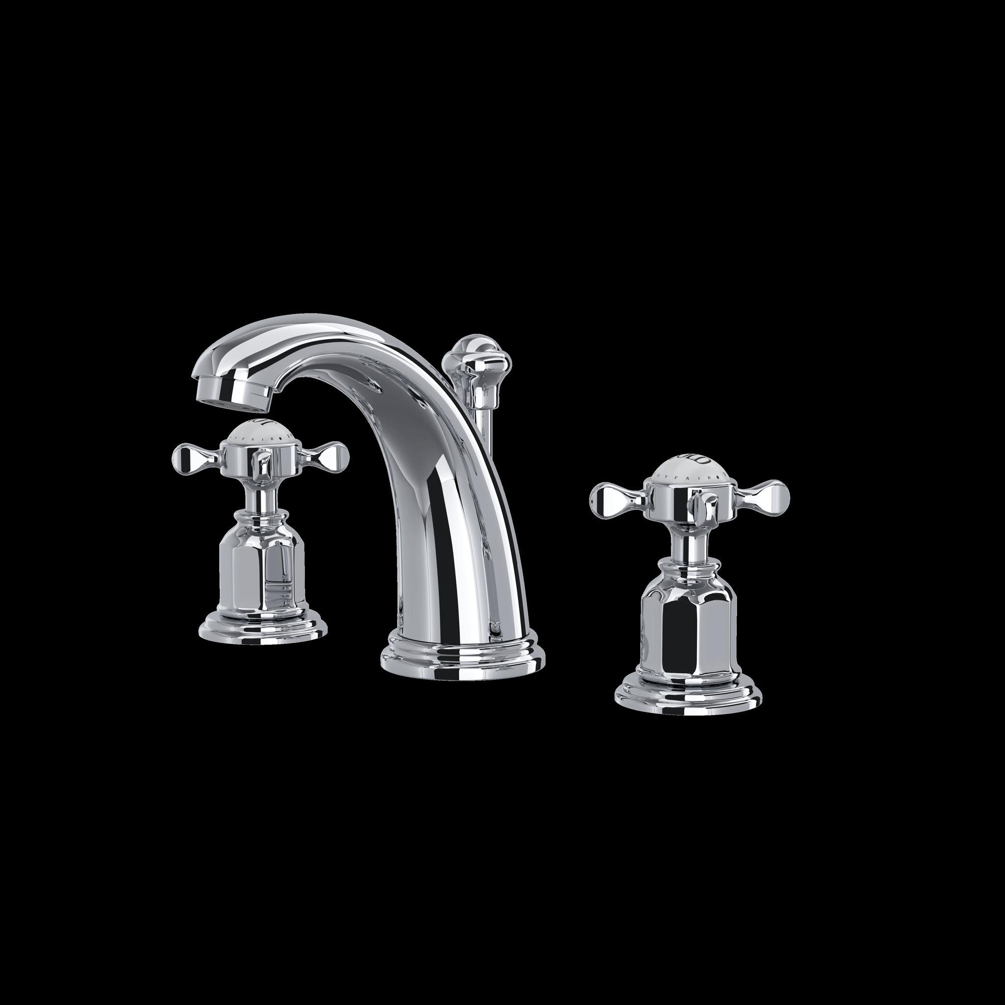 Perrin & Rowe U.3761 Edwardian Widespread Lavatory Faucet