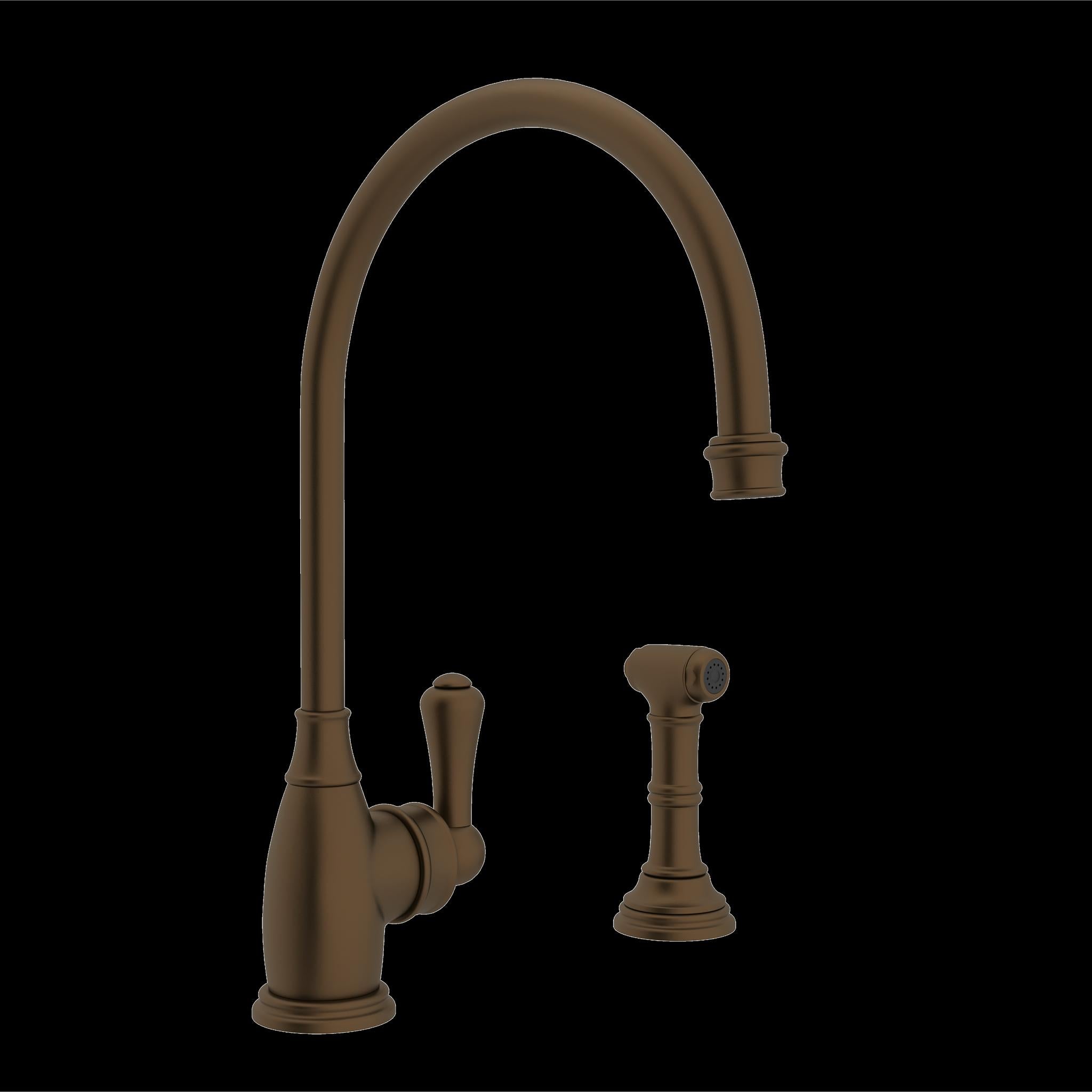 Perrin & Rowe U.4702 Georgian Era Kitchen Faucet With Side Spray