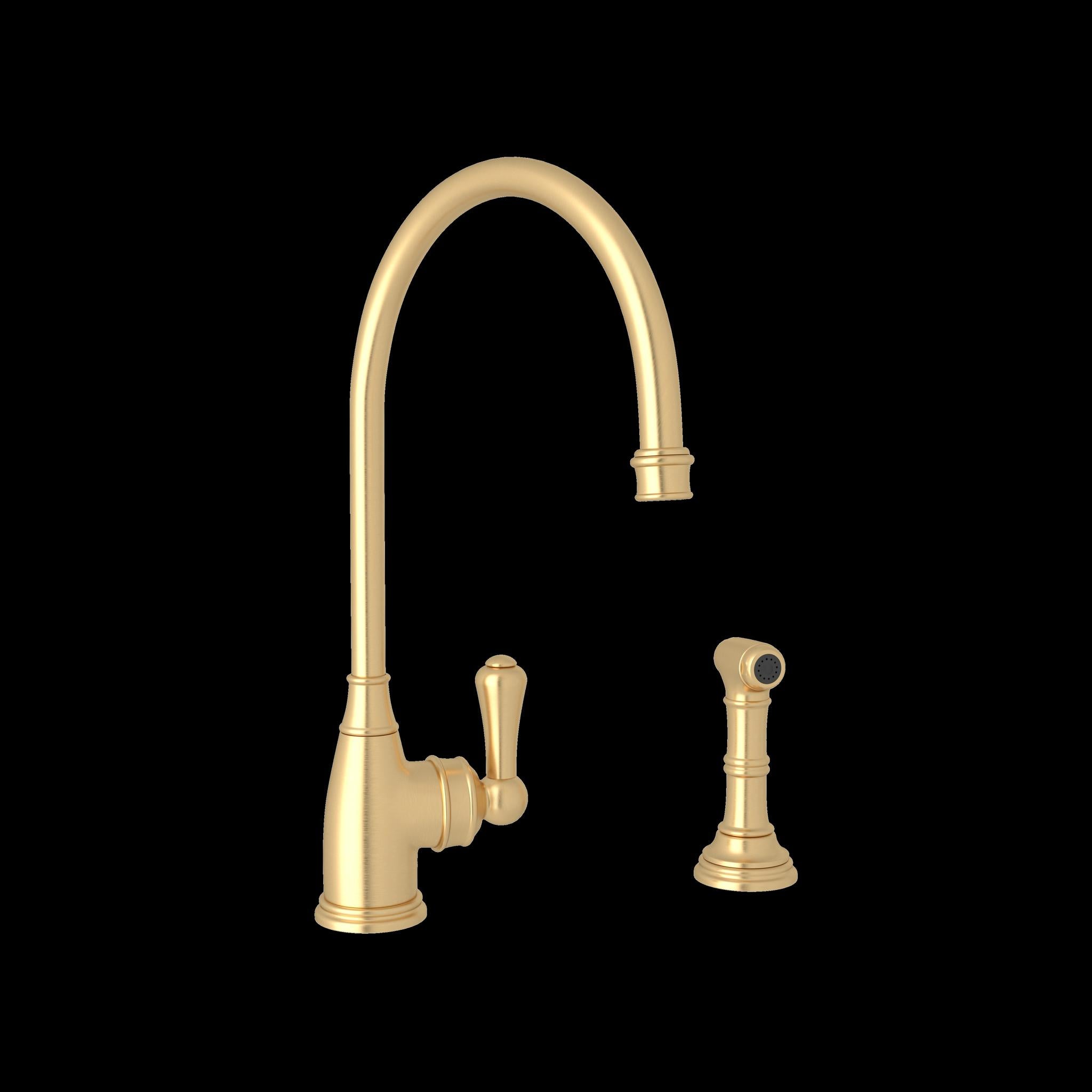 Perrin & Rowe U.4702 Georgian Era Kitchen Faucet With Side Spray