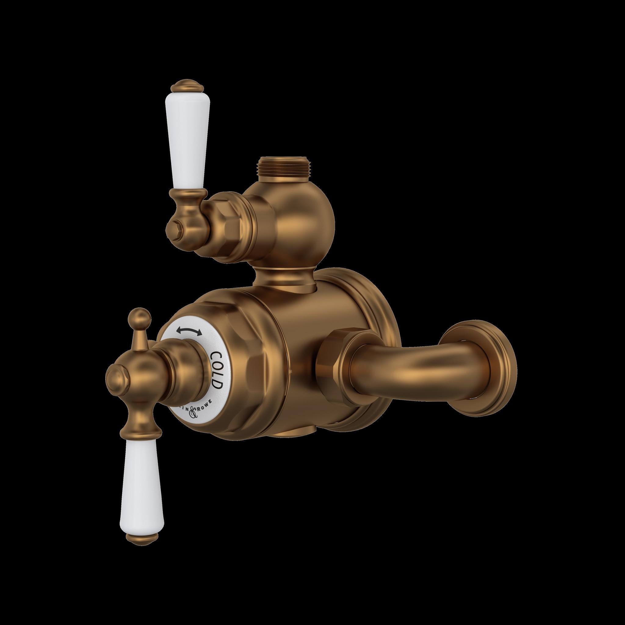 Perrin & Rowe U.5550 Edwardian 3/4" Exposed Therm Valve With Volume And Temperature Control