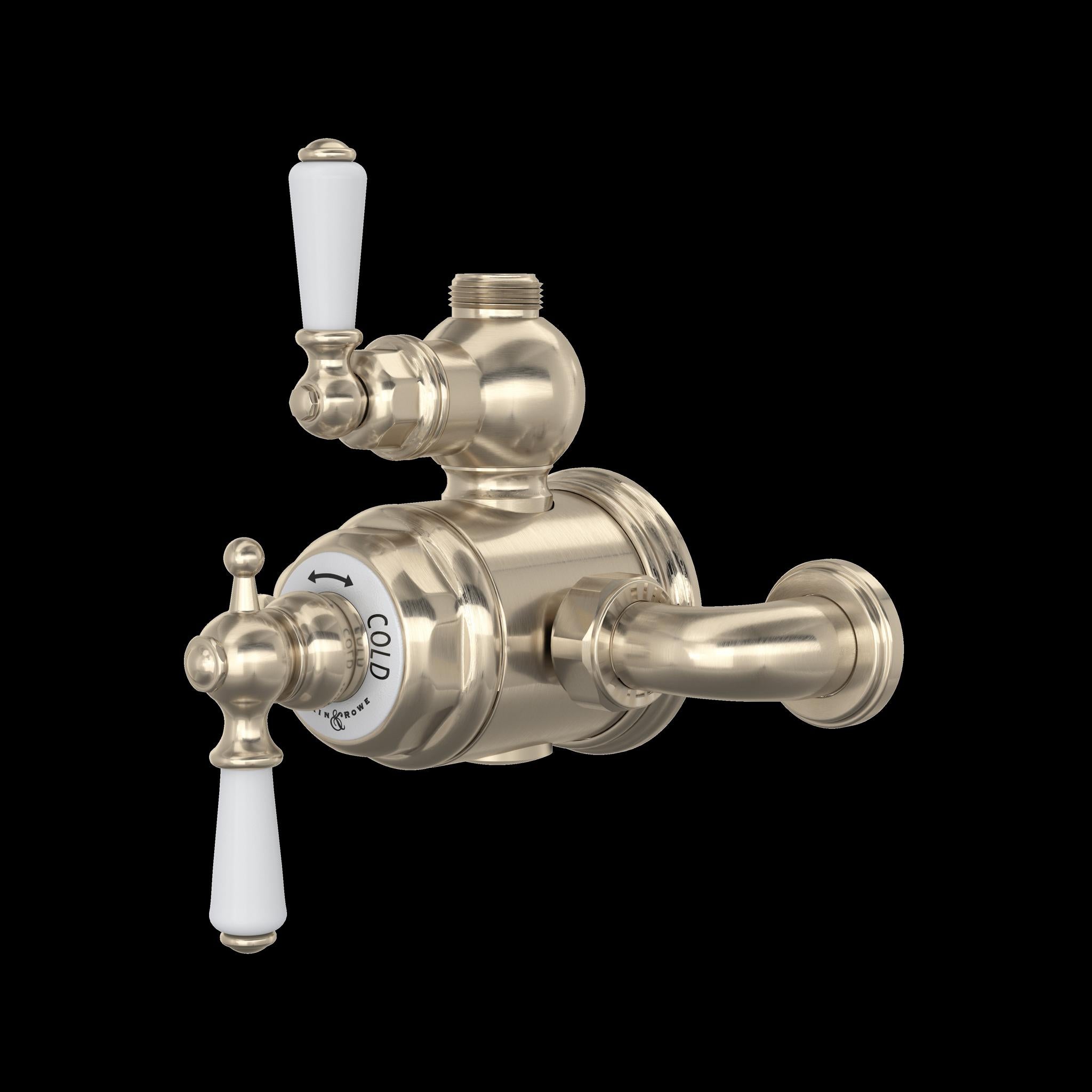 Perrin & Rowe U.5550 Edwardian 3/4" Exposed Therm Valve With Volume And Temperature Control