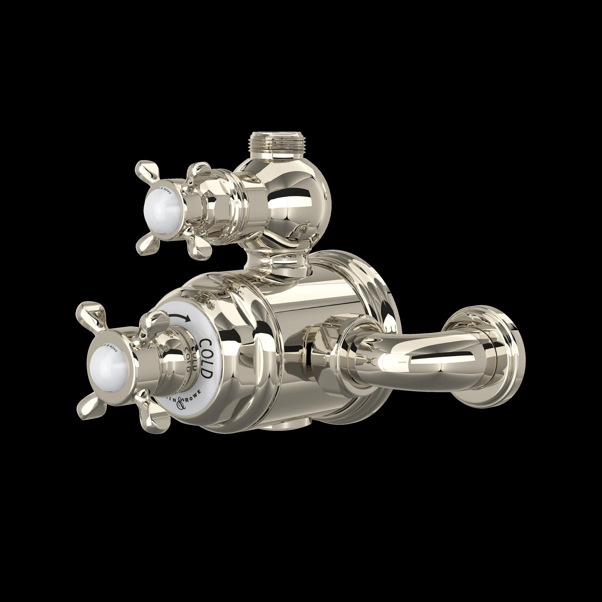 Perrin & Rowe U.5552 Edwardian 3/4" Exposed Therm Valve With Volume And Temperature Control