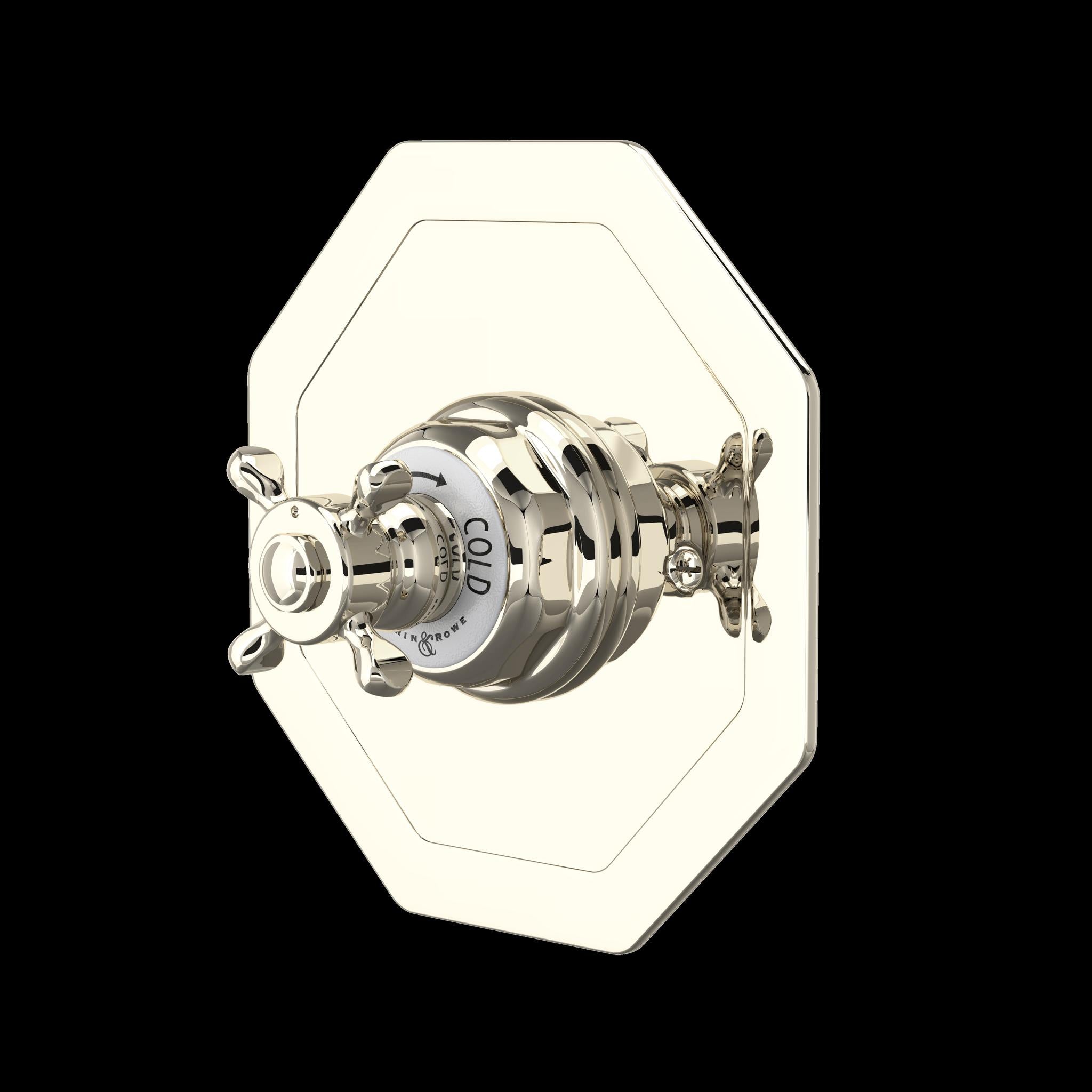 Perrin & Rowe U.5586 Edwardian 3/4" Octagonal Thermostatic Trim Without Volume Control