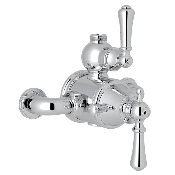 Perrin & Rowe U.5751 Georgian Era 3/4" Exposed Therm Valve With Volume And Temperature Control