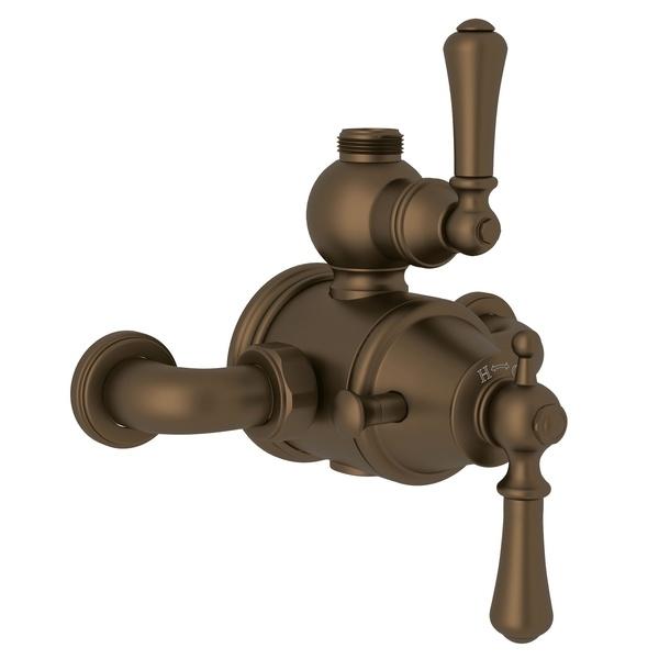 Perrin & Rowe U.5751 Georgian Era 3/4" Exposed Therm Valve With Volume And Temperature Control