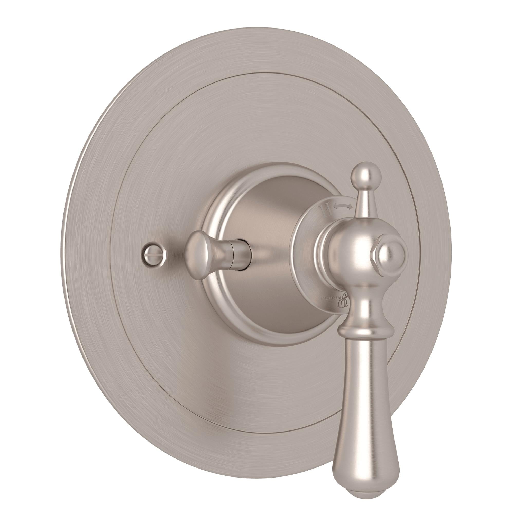 Perrin & Rowe U.5785 Georgian Era 3/4" Round Thermostatic Trim Without Volume Control